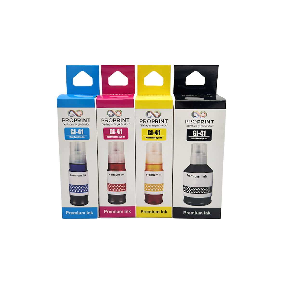 ProPrint Canon G2460 4 Renk Mürekkep 135 ML - 70 ML GI-41