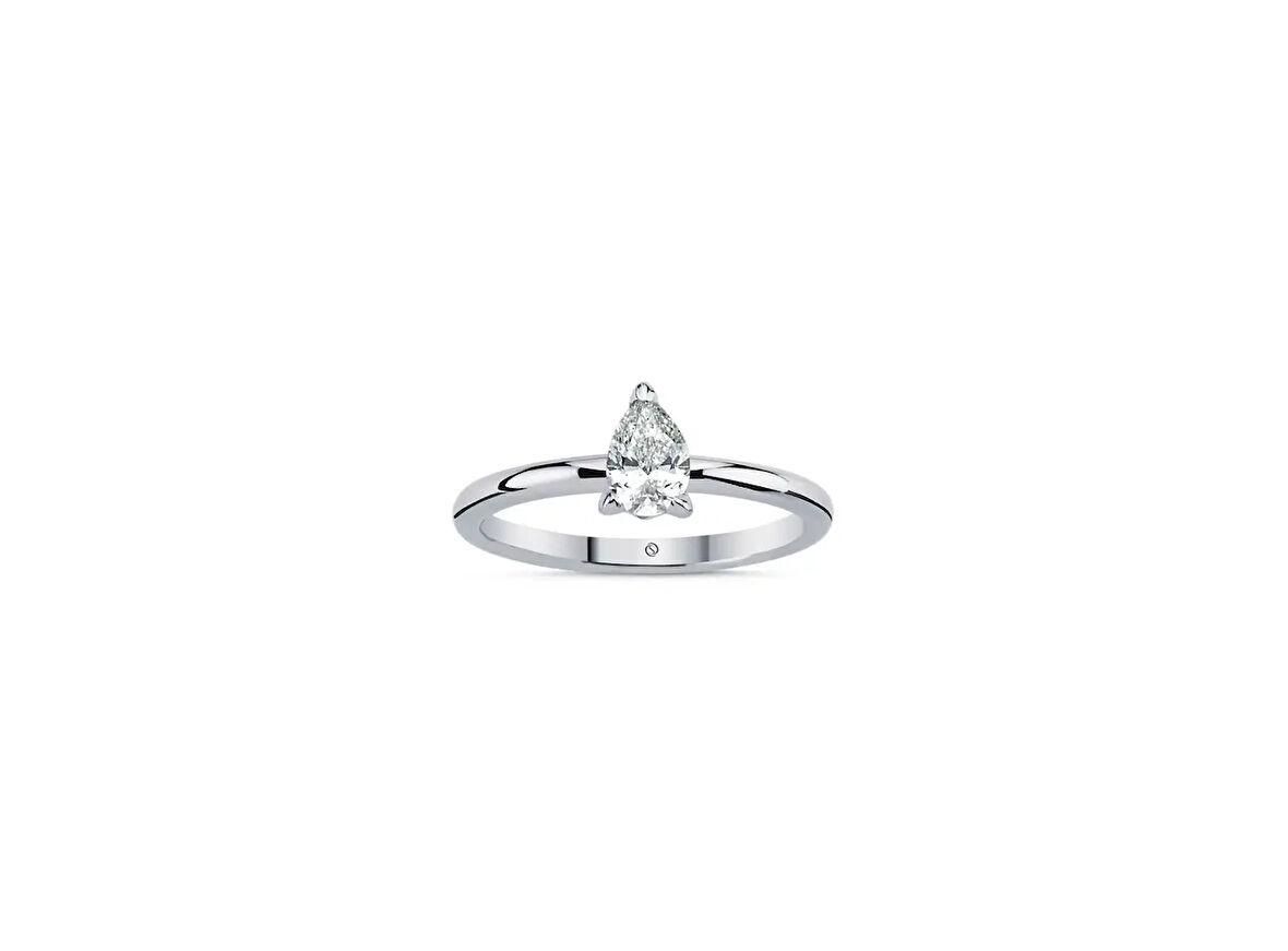 LUXURY COLLECTİON 0,46ct Damla Yüzük