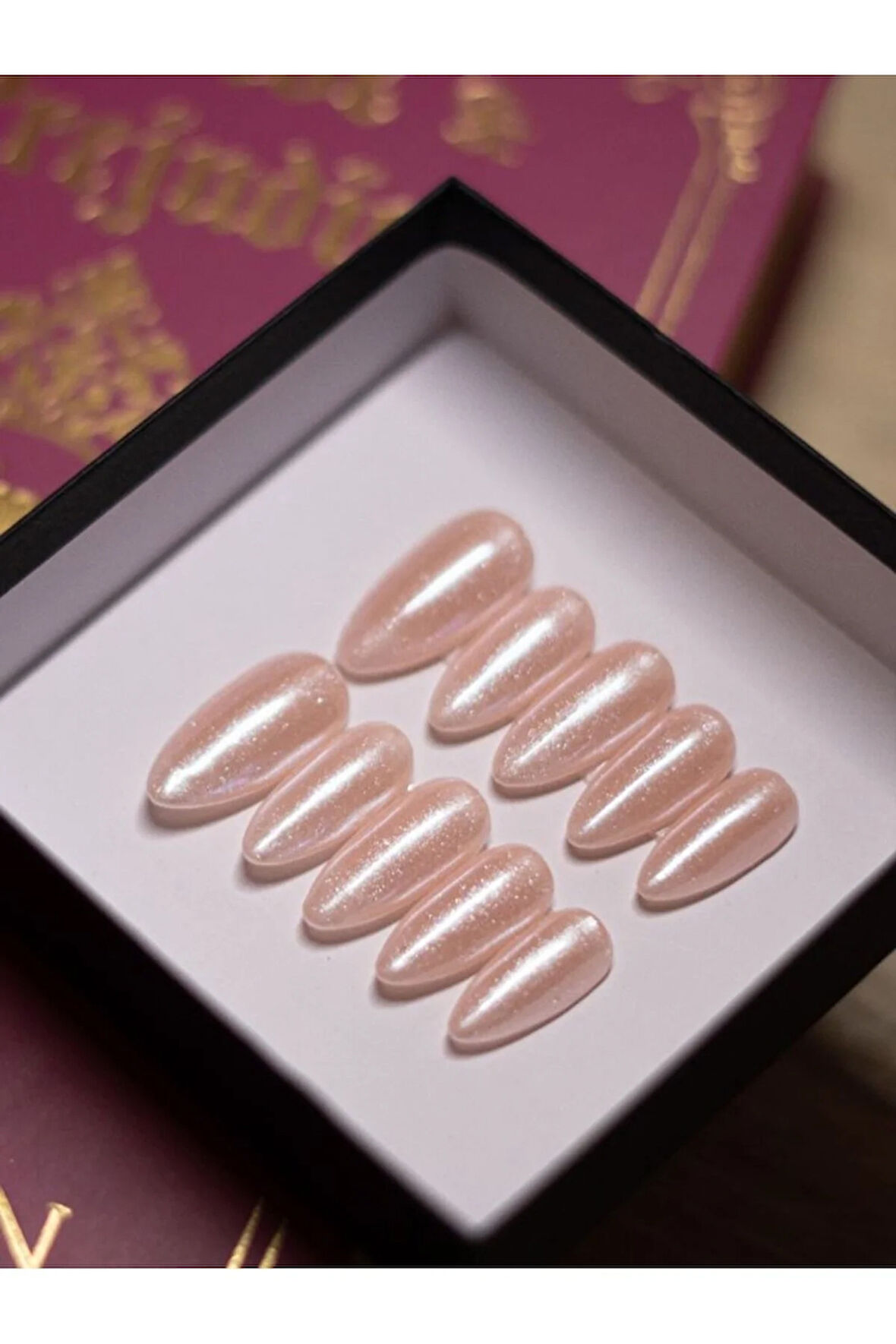 12'li Hazır Takma Tırnak (Yanında Bant Yapıştırıcı ile Birlikte)