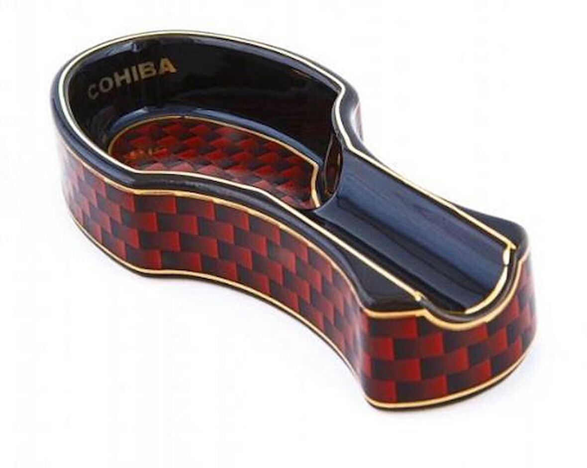 Cohiba Seramik Tekli Puro Küllüğü Siyah-Bordo