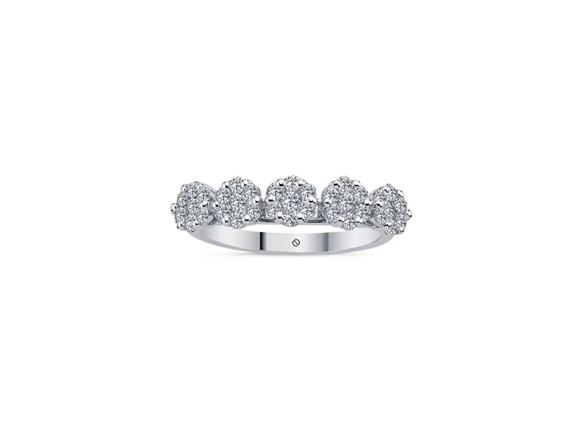 LUXURY COLLECTİON 0,77ct Tasarım Beştaş Yüzük