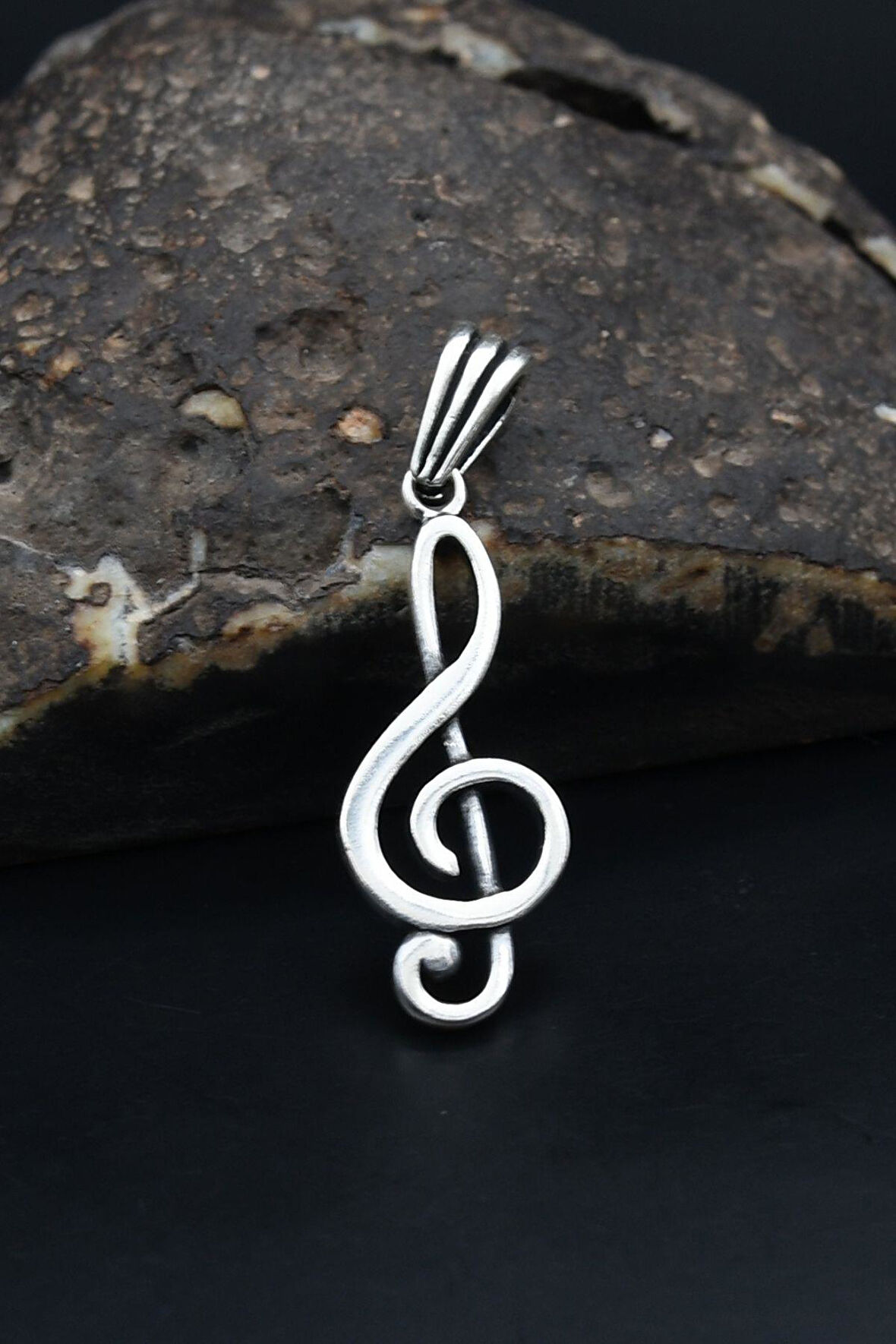 925 Ayar Gümüş Kolye Ucu Nota Figürlü 901217