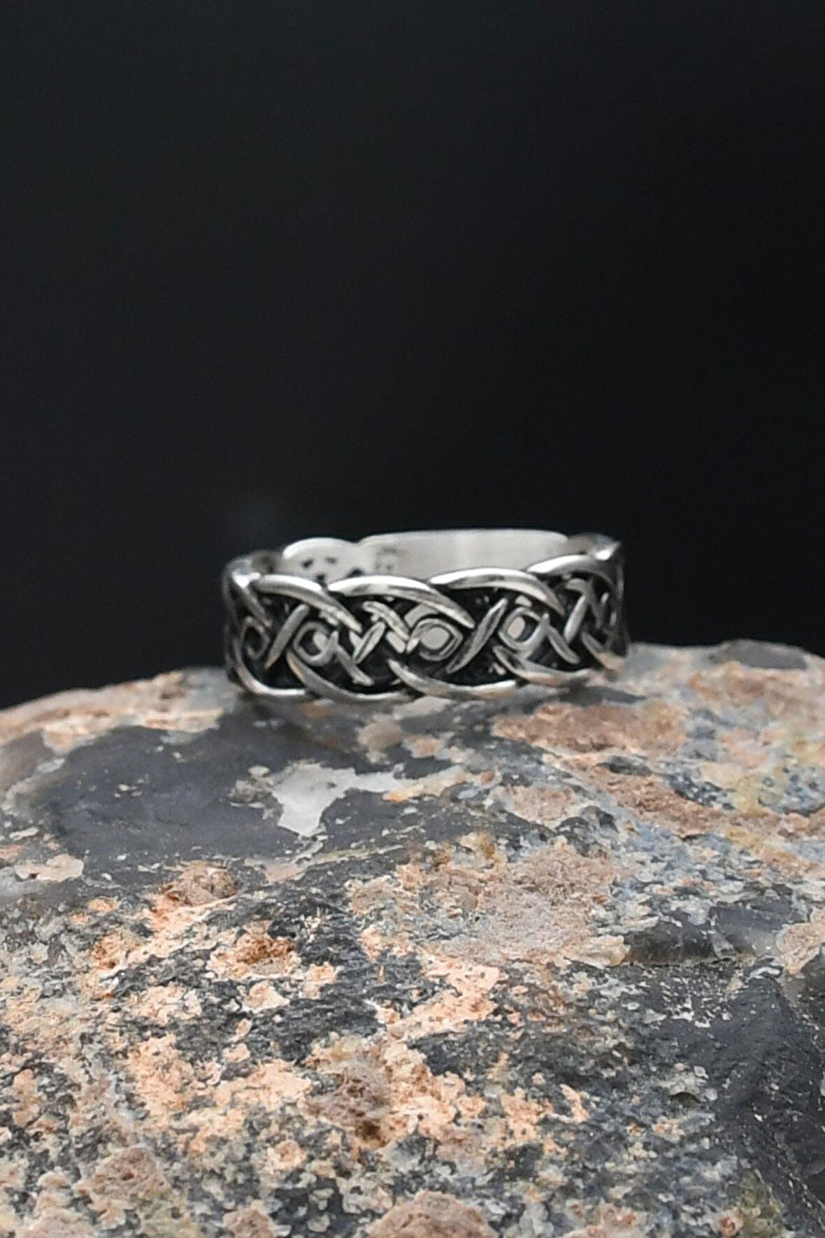 925 Ayar Gümüş Erkek Alyans Yüzük 901899