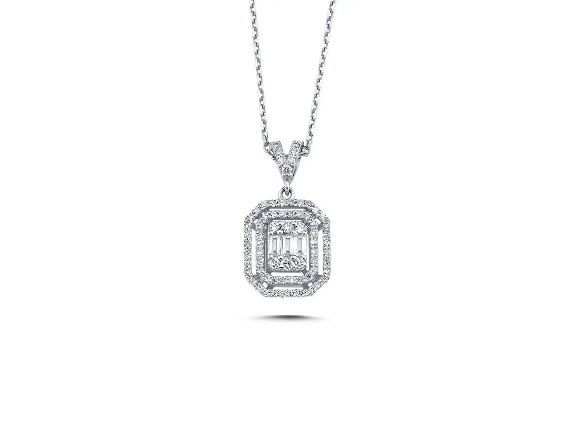 LUXURY COLLECTİON 2,22ct Pırlanta Baget Set