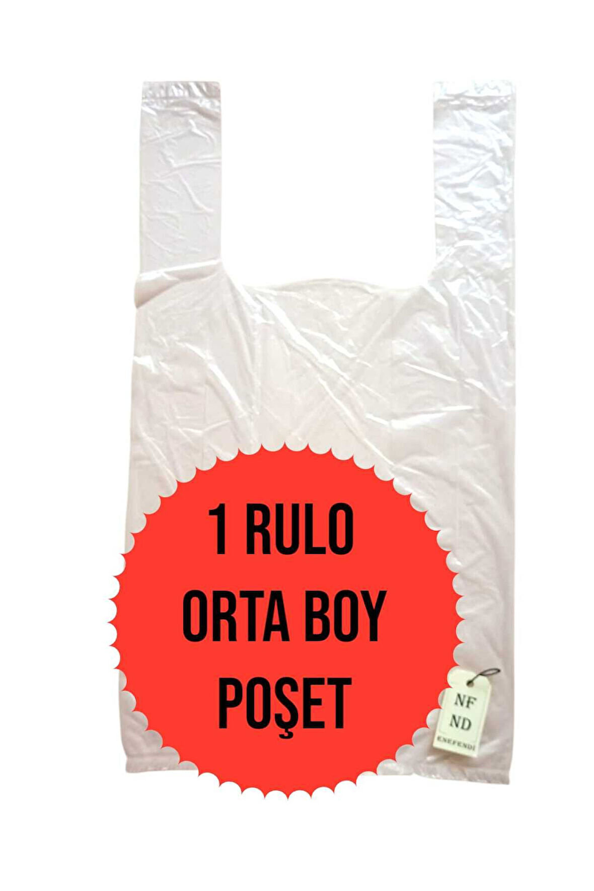 ORTA BOY 1 RULO POŞET HIŞIR MARKET MANAV ALIŞVERİŞ 24x45cm ŞEFFAF 200 ADET