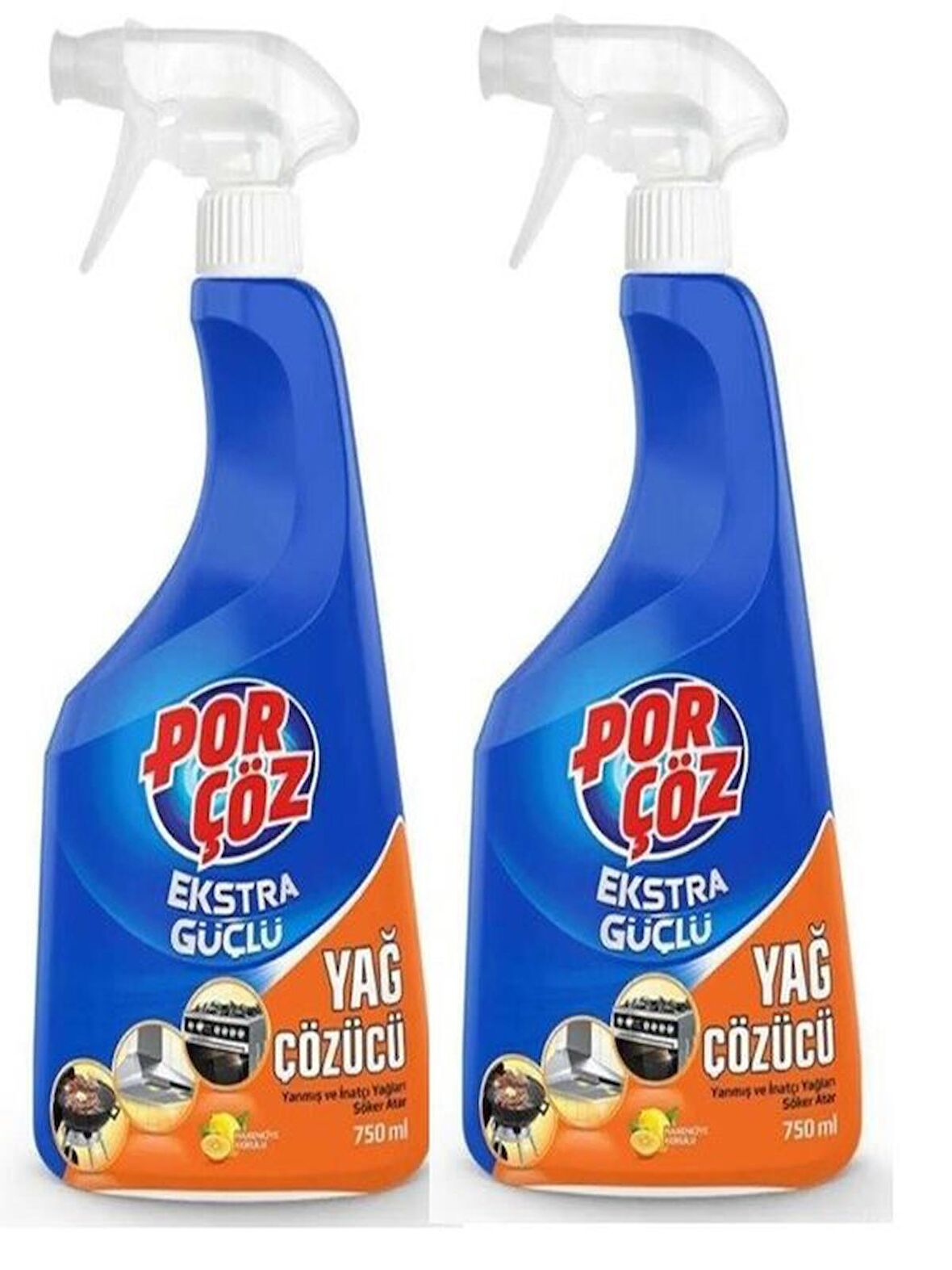 Porçöz 2x750 ml Yağ Çözücü Sprey