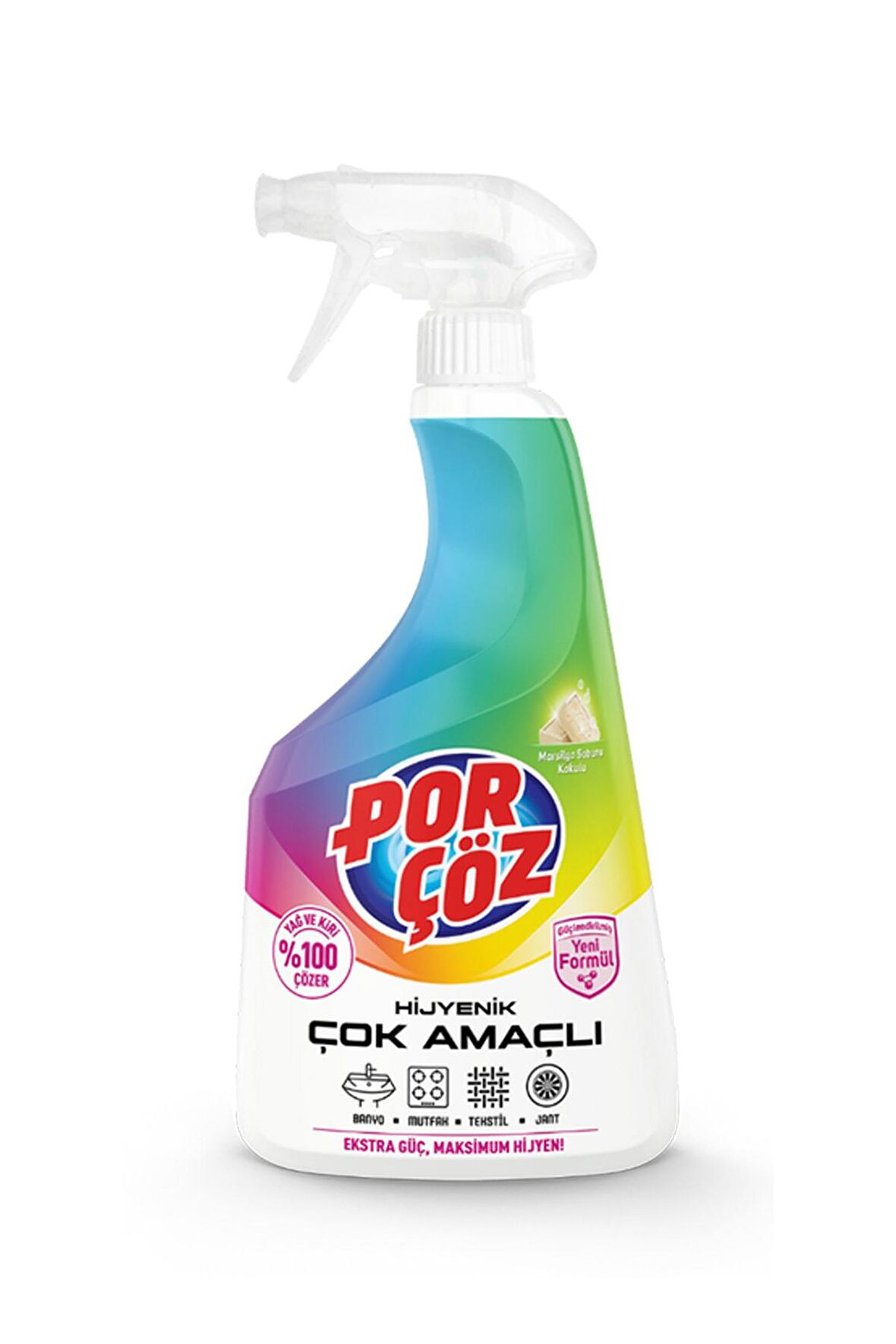 Porçöz 750 ml Mutfak ve Banyo Temizleyici Sprey