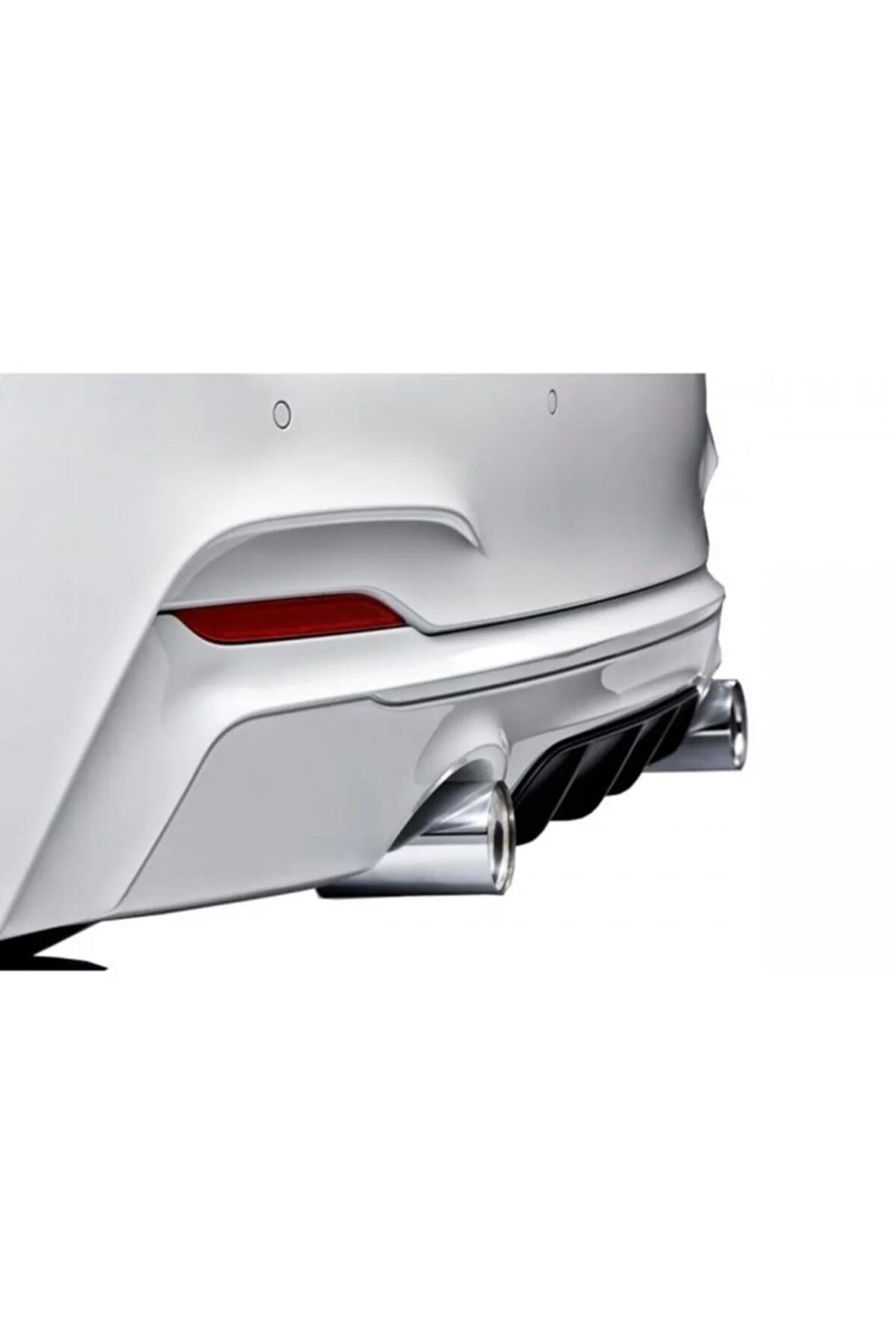 Bmw 2 Serisi F22 2014 Sonrası M Performance Arka Tampon Eki - Difüzör (plastik)