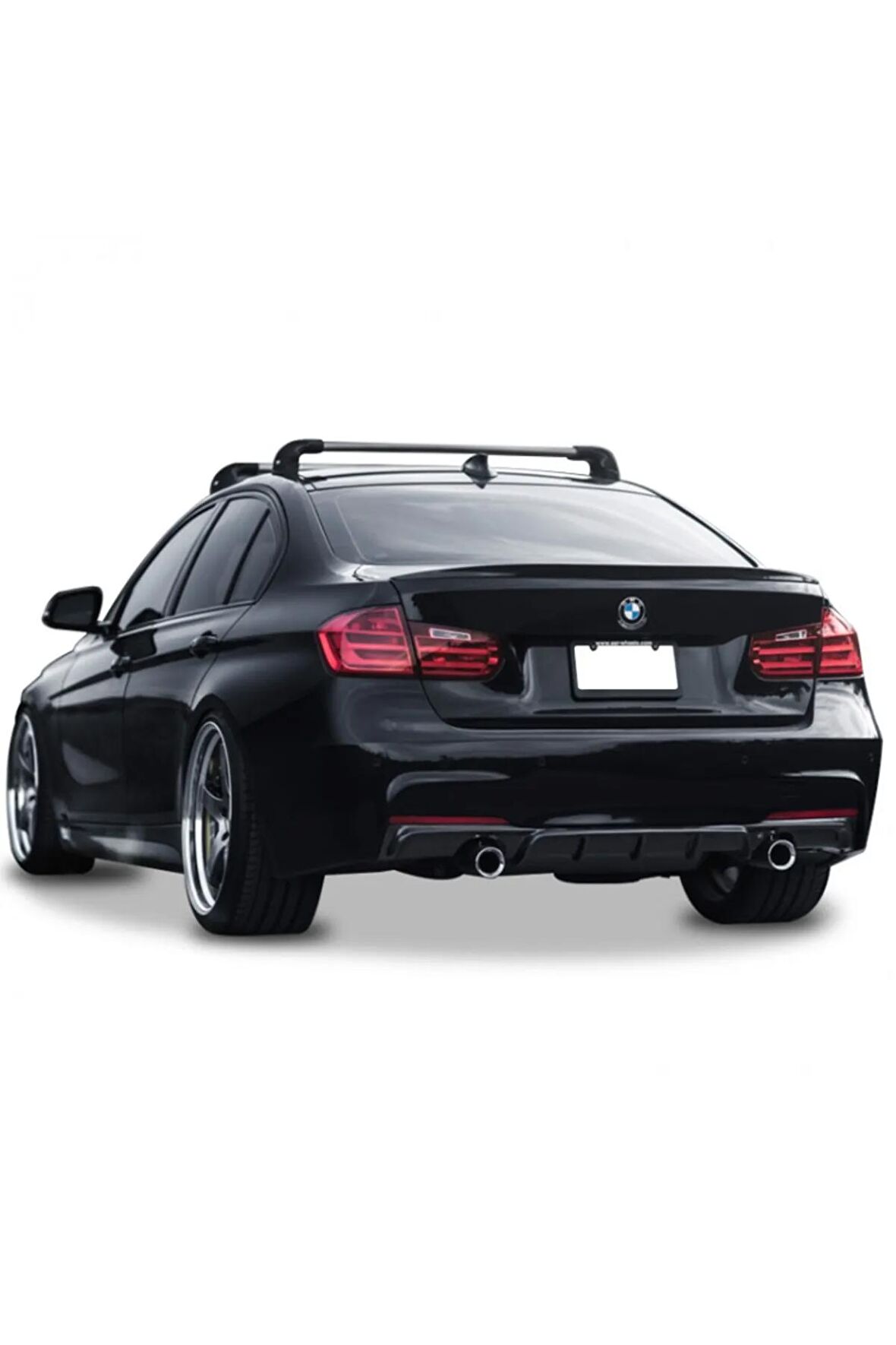 Bmw 3 Serisi F30 (2012 - 2018) M Performance Arka Tampon Eki - Difüzör (plastik) Uyumlu