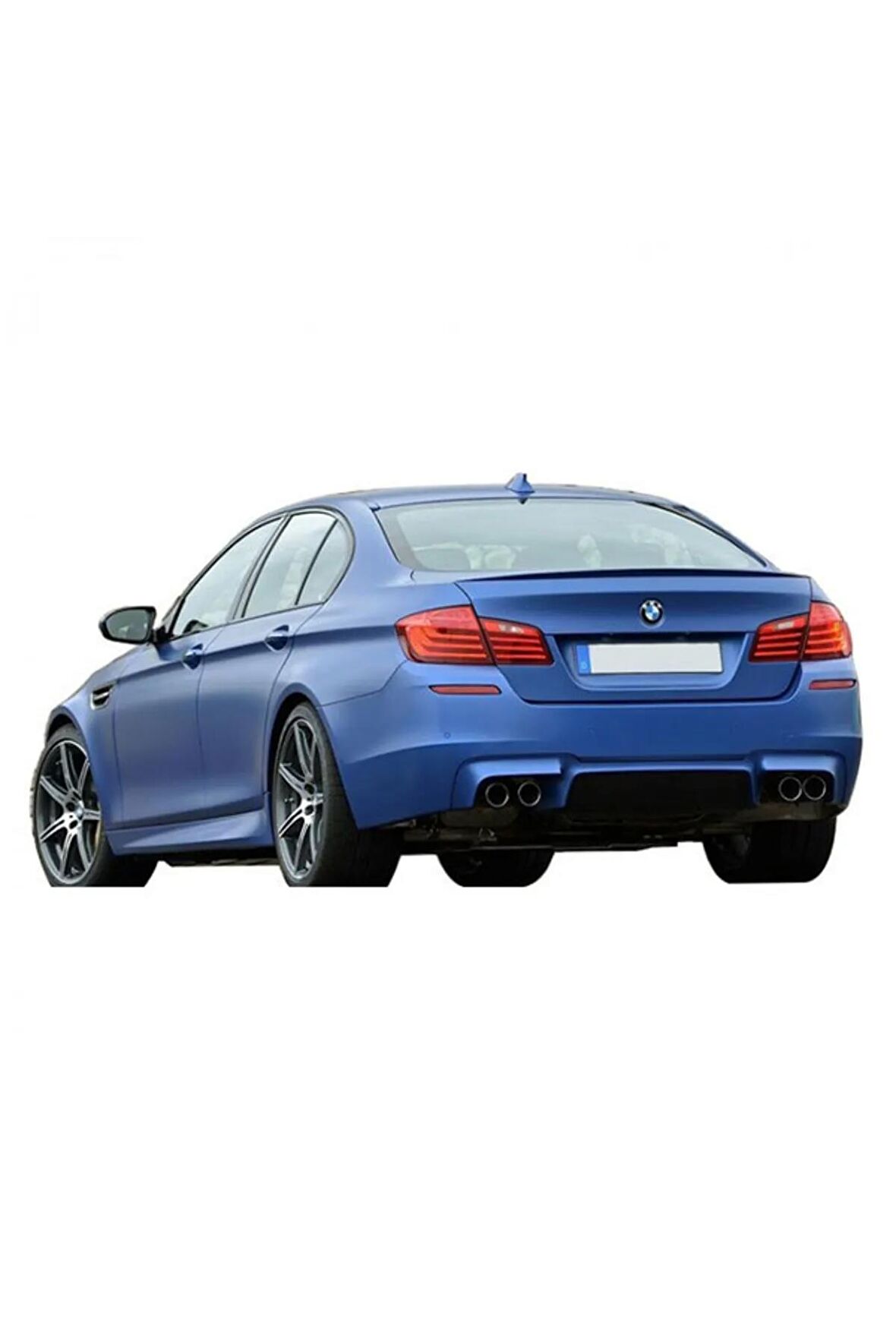 Bmw 5 Serisi F10 (2010 - 2014) M5 Arka Tampon Eki - Difüzör (plastik)  Uyumlu