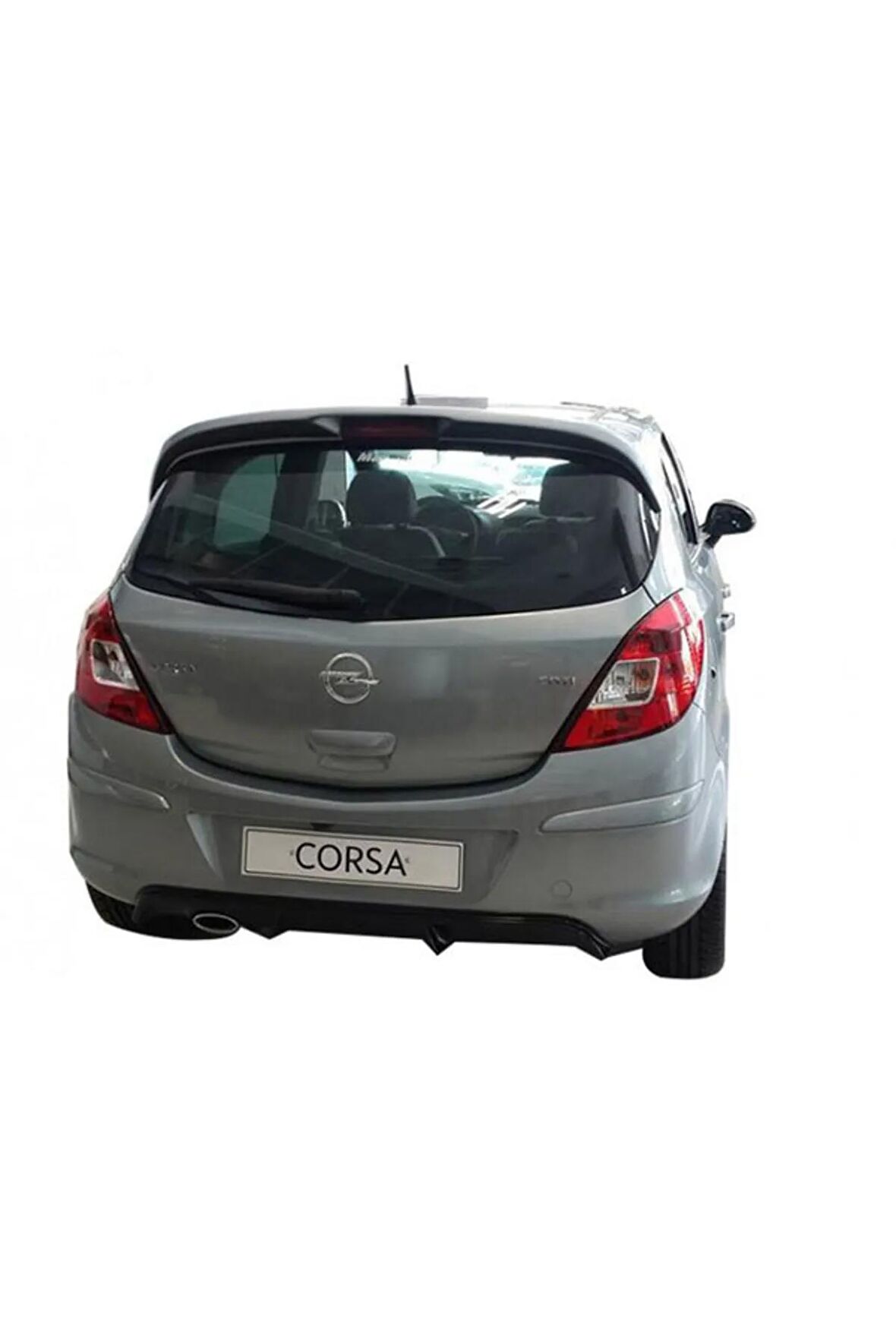 Opel Corsa D (2007-2015)  Uyumlu Arka Tampon Eki - Difüzör (plastik)