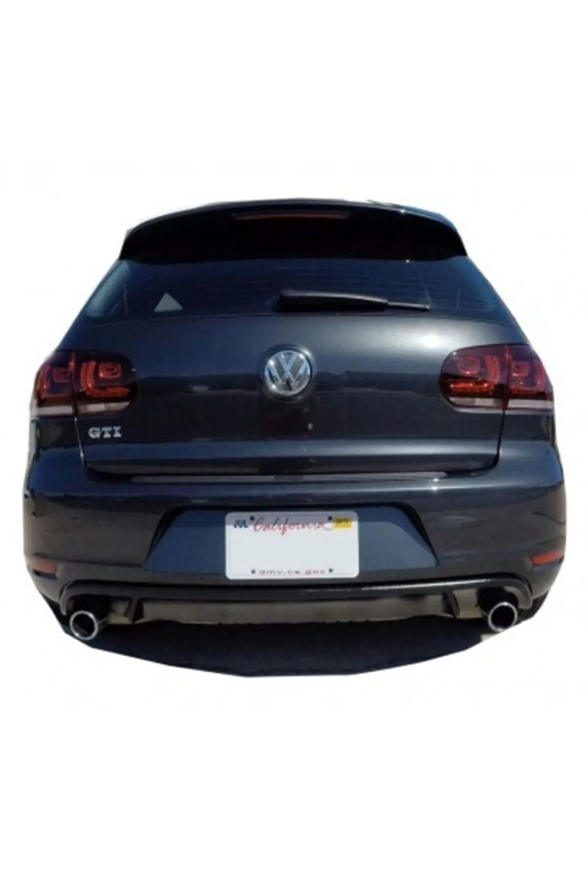 Volkswagen Golf 6 Uyumlu 2009-2012)Gtı Arka Tampon Eki - Difüzör (plastik)