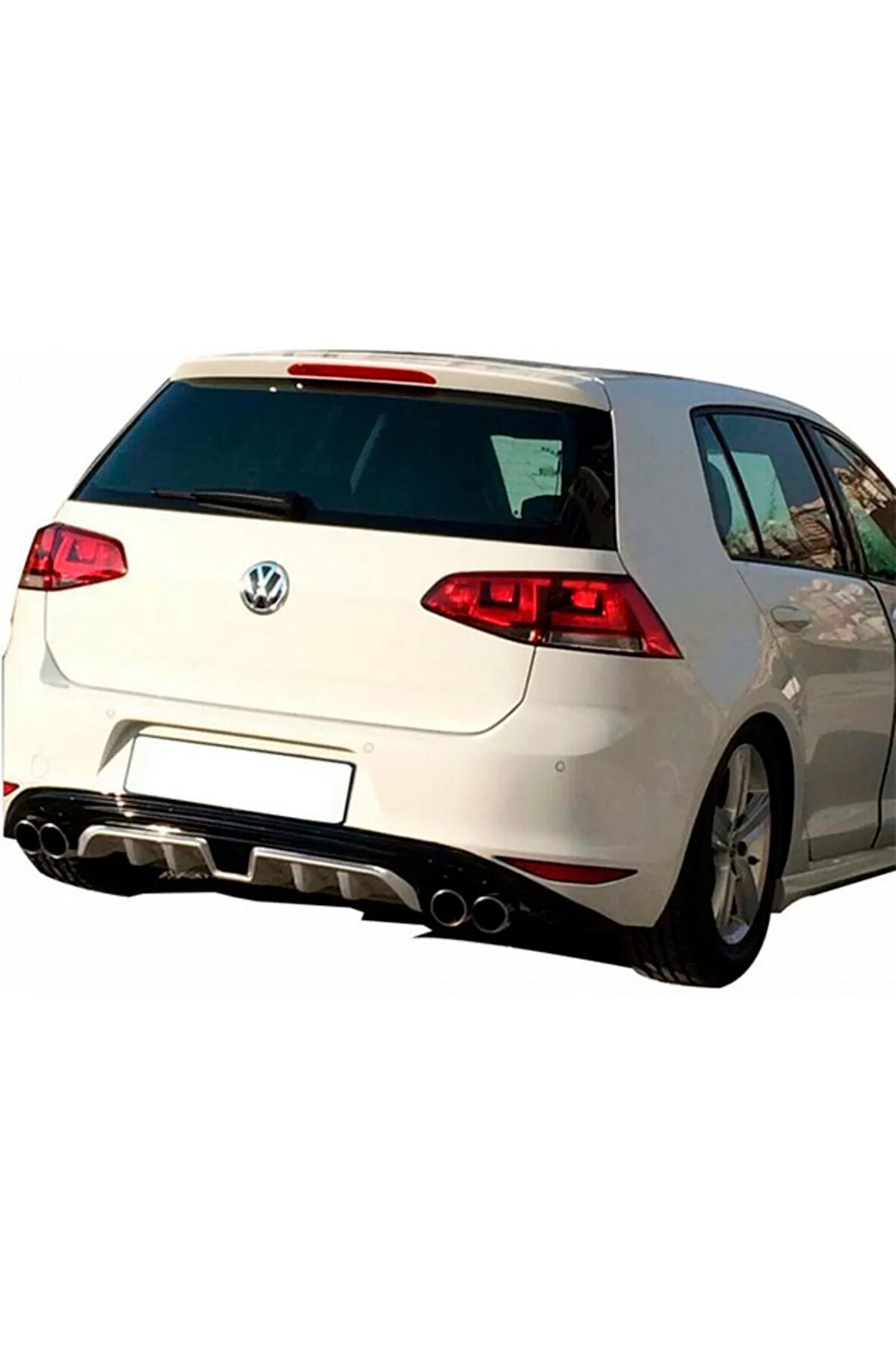 Golf 7 (2012-2016) Custom Arka Tampon Eki - Difüzör (plastik) Uyumlu