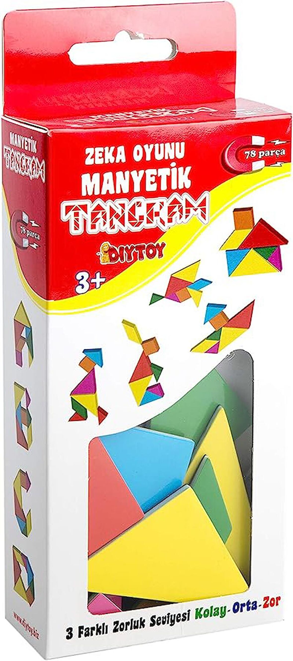 Diytoy Tangram Zeka Oyunu Eğitici Oyuncak Magnet