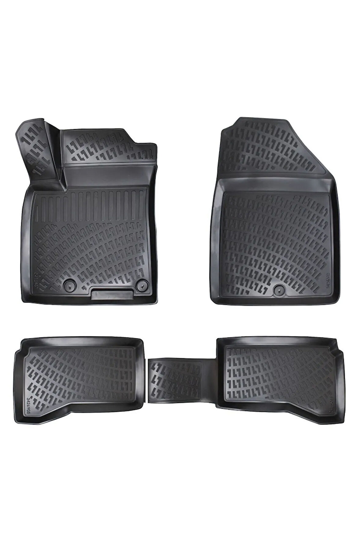 Kia Niro 2018 Araca Özel Tasarım 3D Havuzlu Paspas