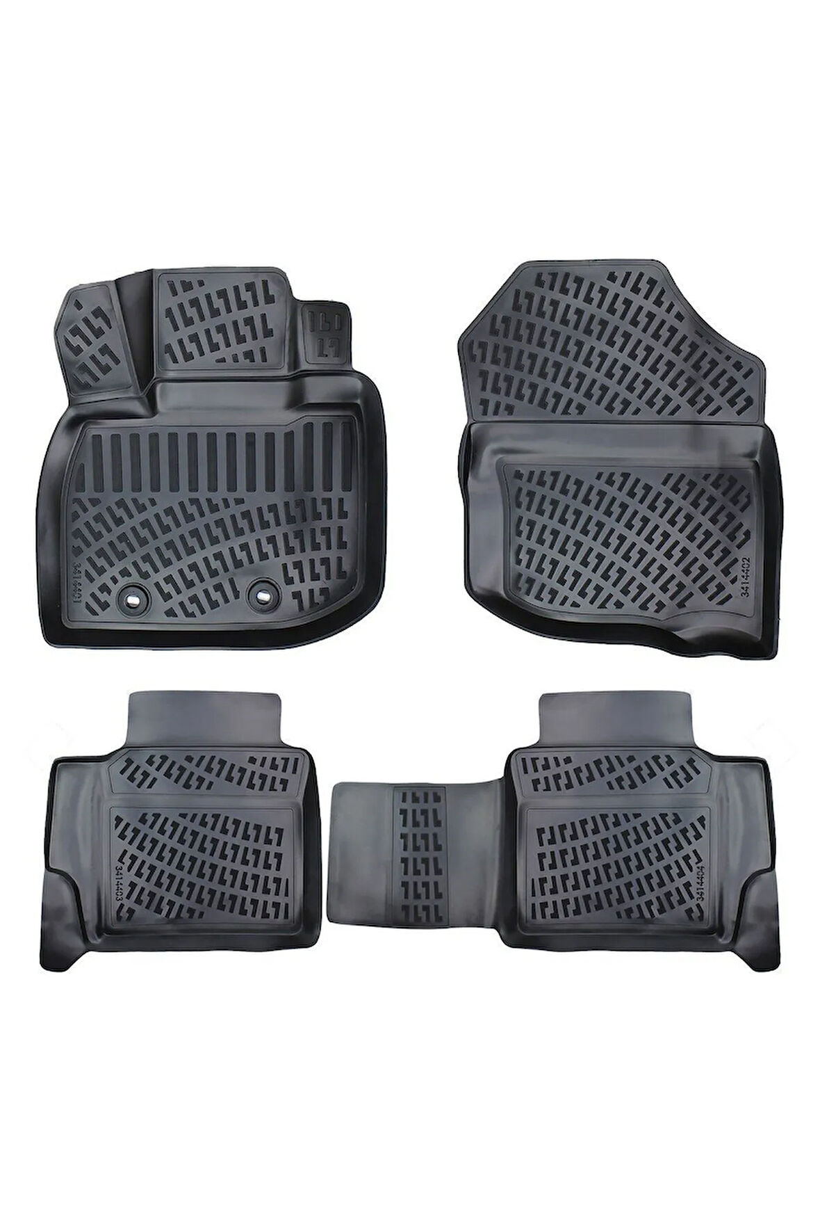 Honda City 2010 Araca Özel Tasarım 3D Havuzlu Paspas