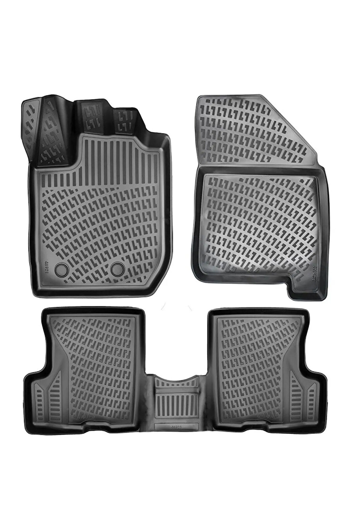 Dacia Duster 4x2 Prestige Paket 2022 Araca Özel Tasarım 3D Havuzlu Paspas