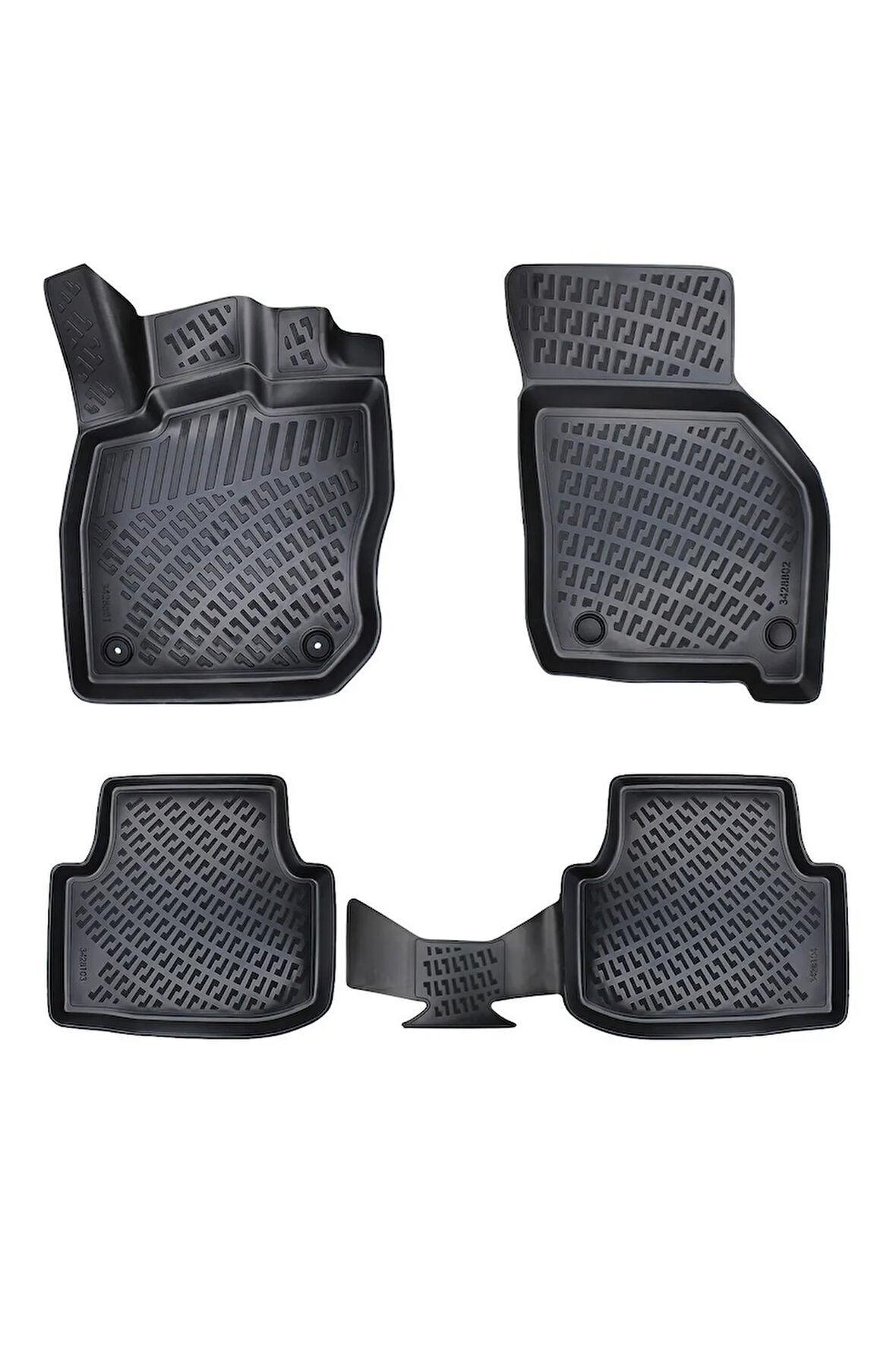 Seat Leon Otomatik Vites 2021 Araca Özel Tasarım 3D Havuzlu Paspas