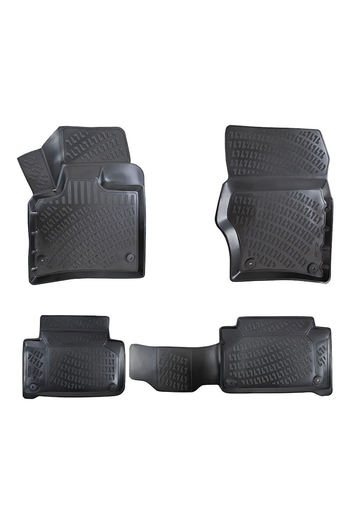 Audi Q7 2008 Araca Özel Tasarım 3D Havuzlu Paspas