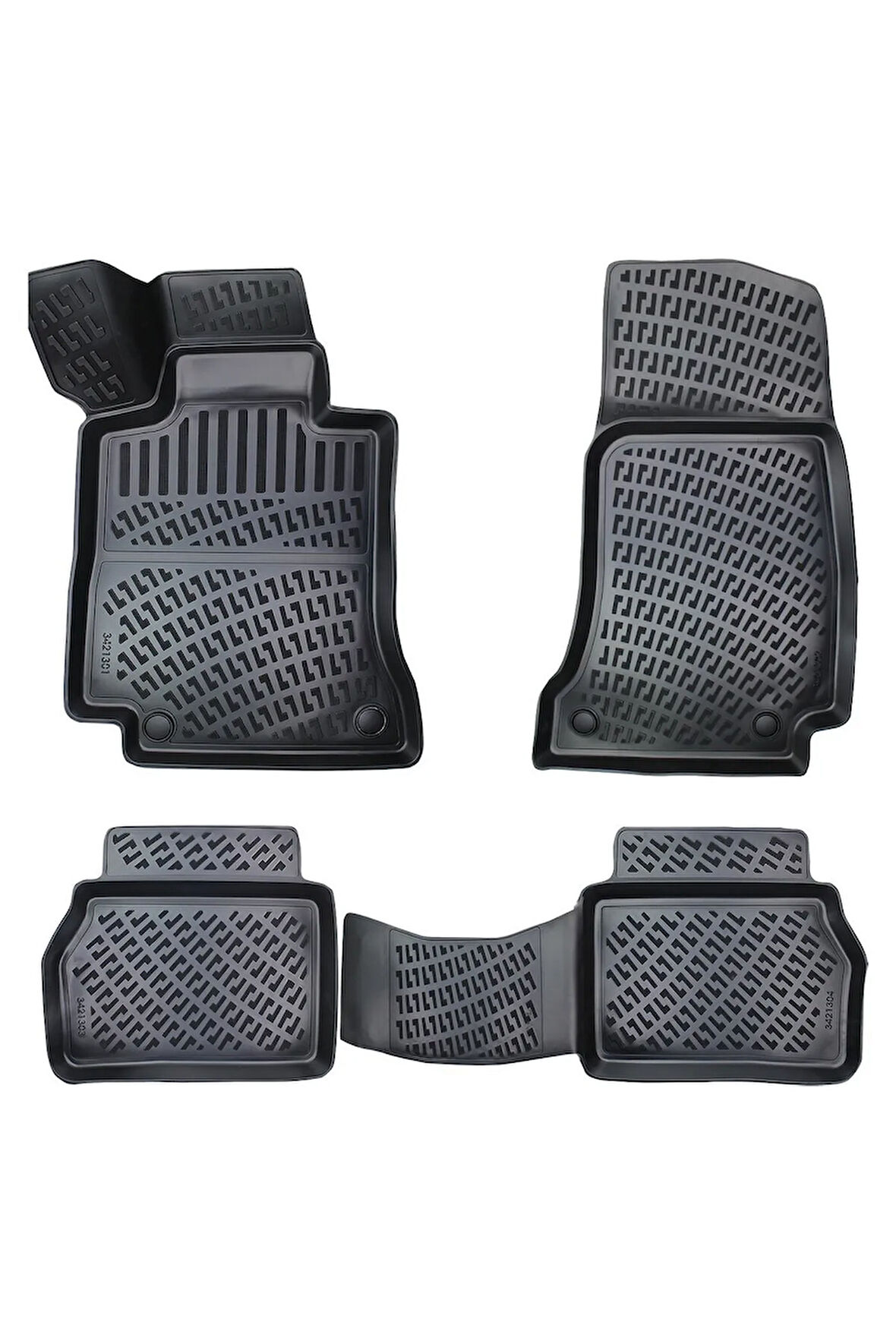 Mercedes CLS C257 2018 Araca Özel Tasarım 3D Havuzlu Paspas