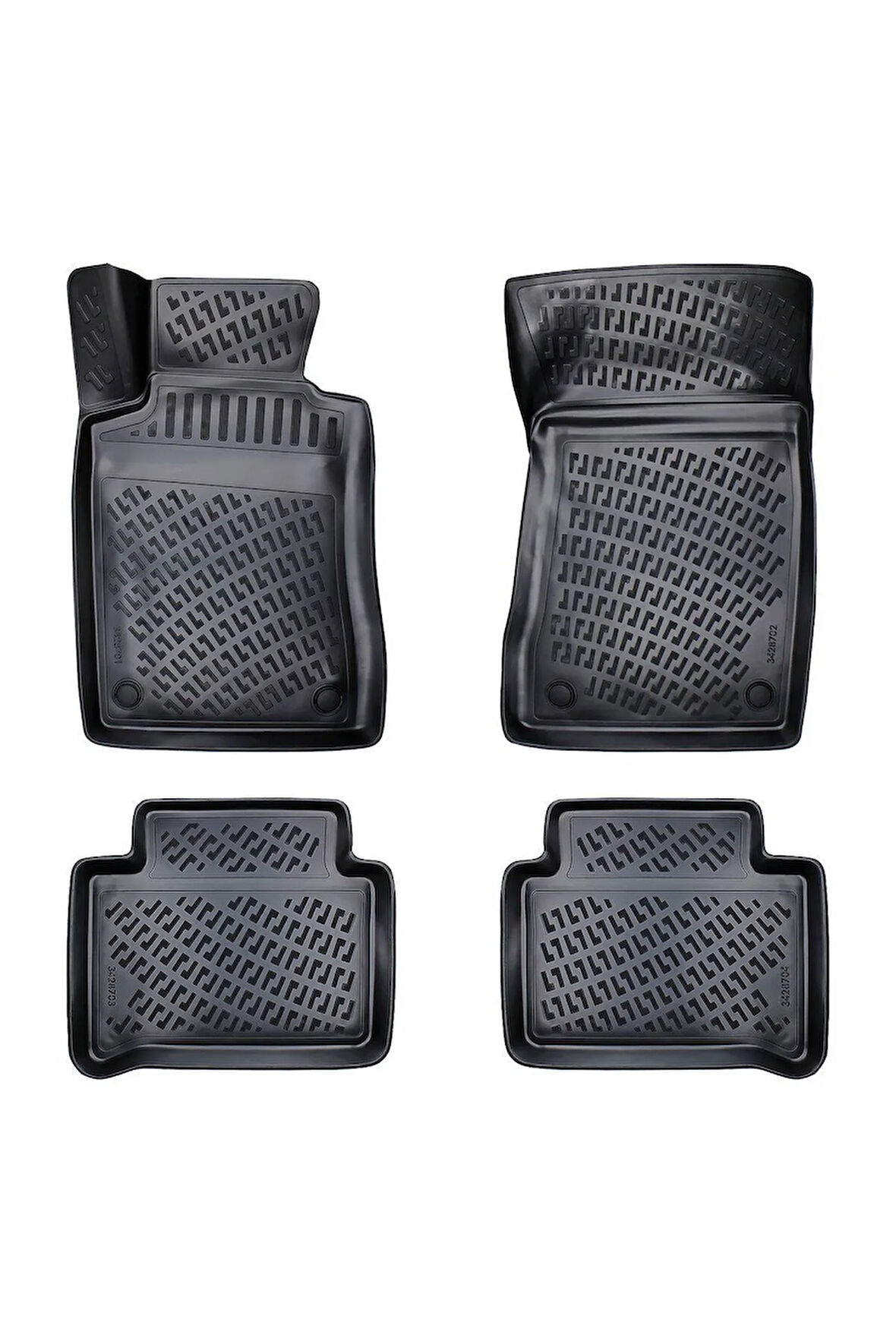 Mercedes CLS C219 2007 Araca Özel Tasarım 3D Havuzlu Paspas