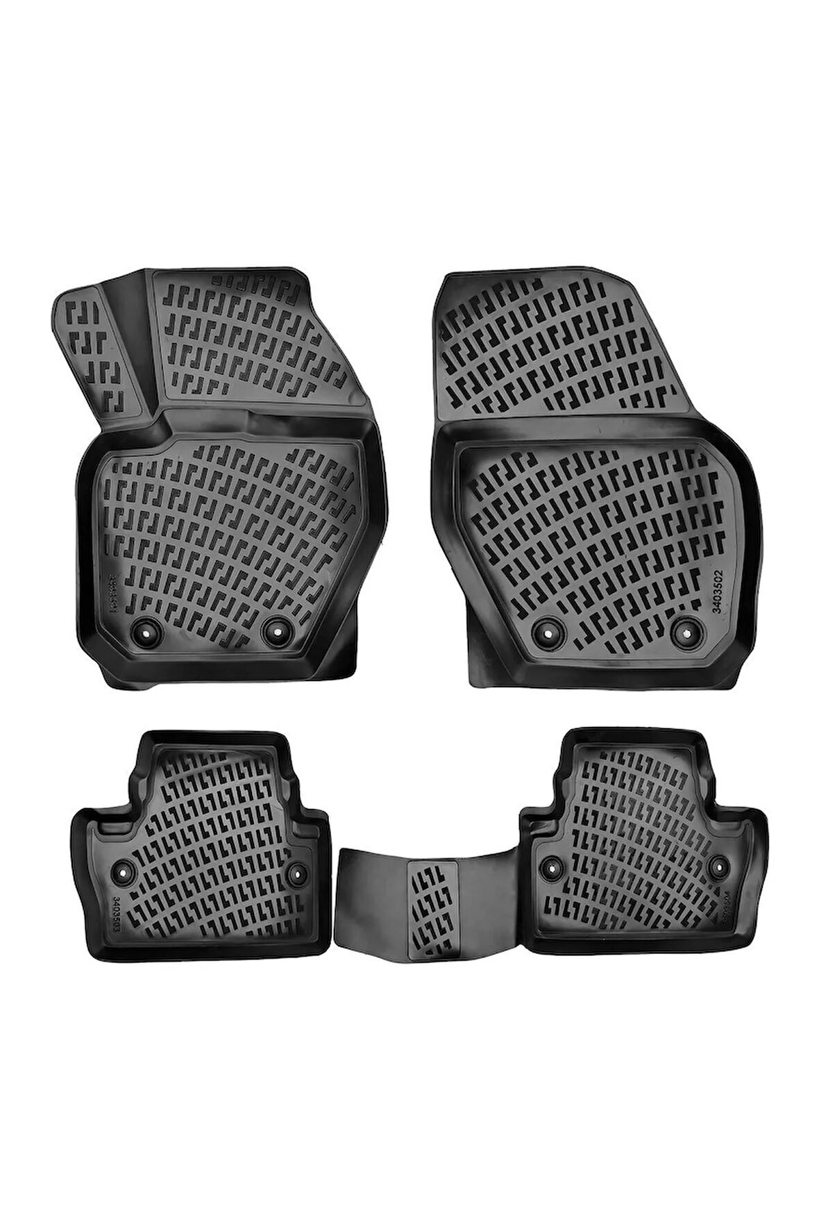 Volvo S60 2013 Araca Özel Tasarım 3D Havuzlu Paspas