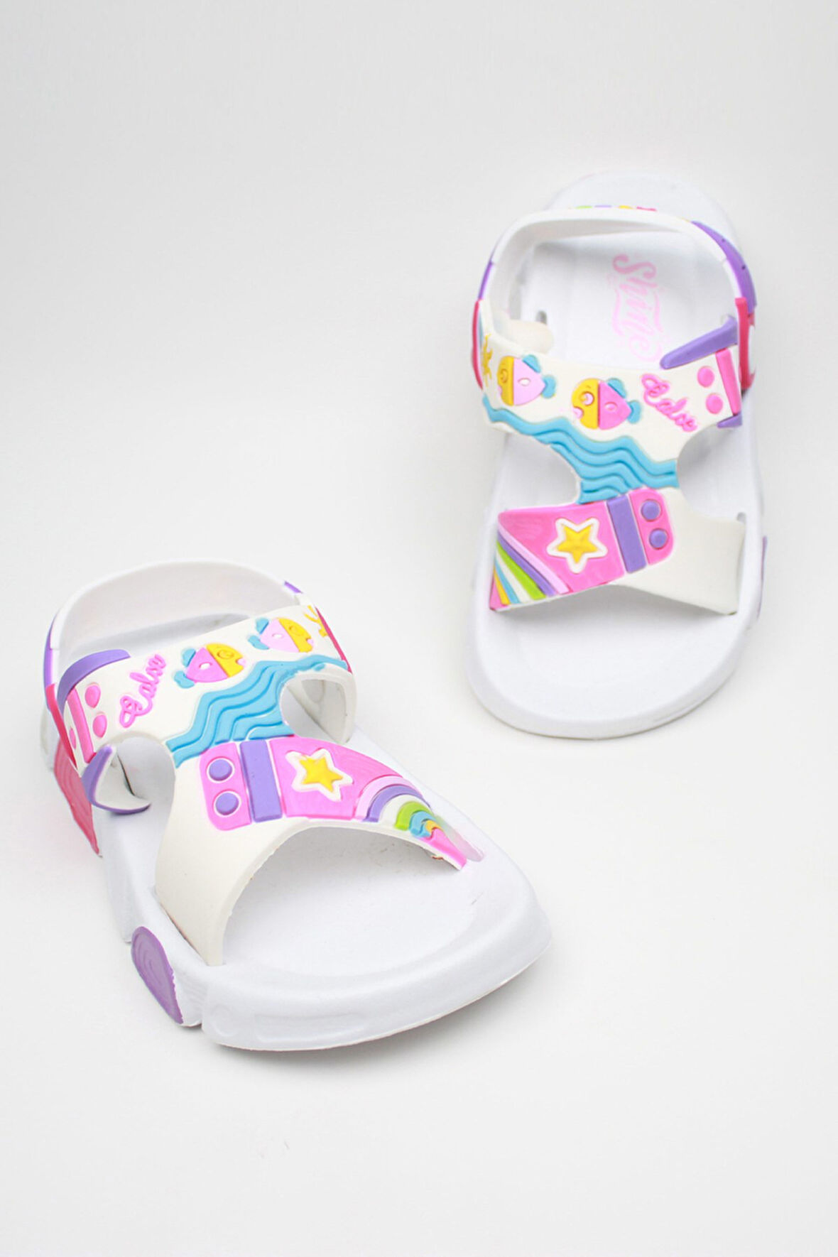 Günlük Unisex Çocuk Sandalet Esnek Kaymaz Taban Yazlık Ev Okul Kreş Ayakkabı PS940-PS955