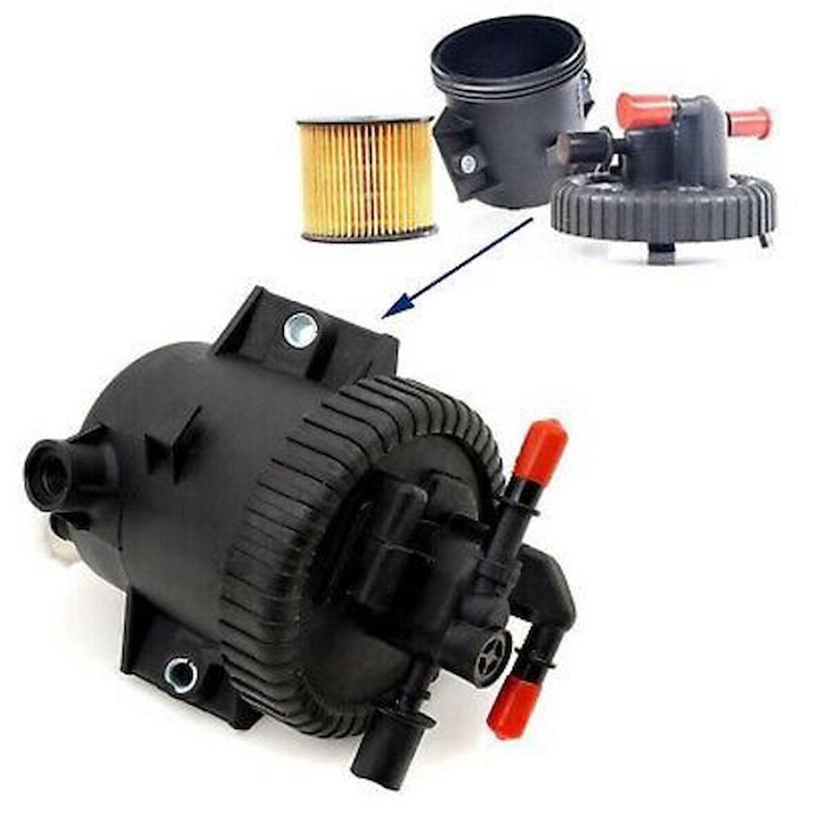 Peugeot Orjınal 1901,62 Mazot Filtre Kutusu Partner Berlıngo II 2.0Hdı