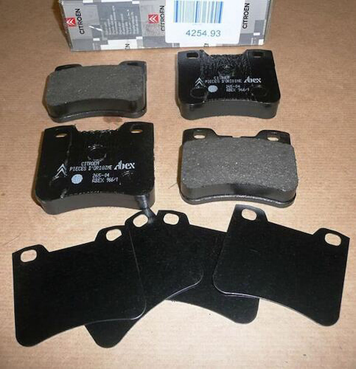 Peugeot Orjınal 4254,93 Ön Fren Balatası