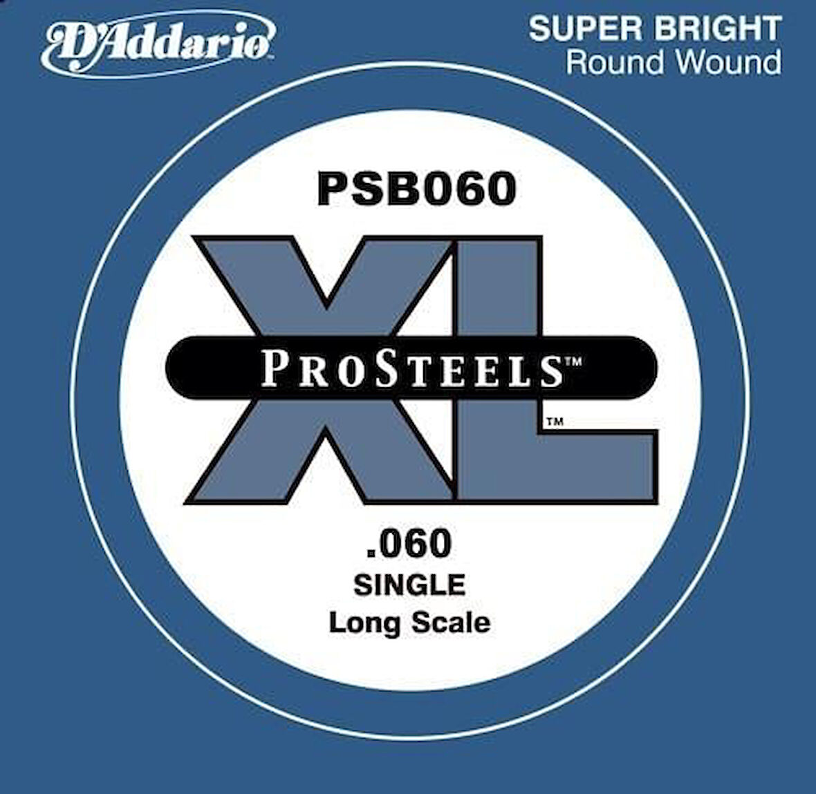 DADDARIO PSB060 BASS TEK TEL, D-(RE), PRO STEELS, 0.060