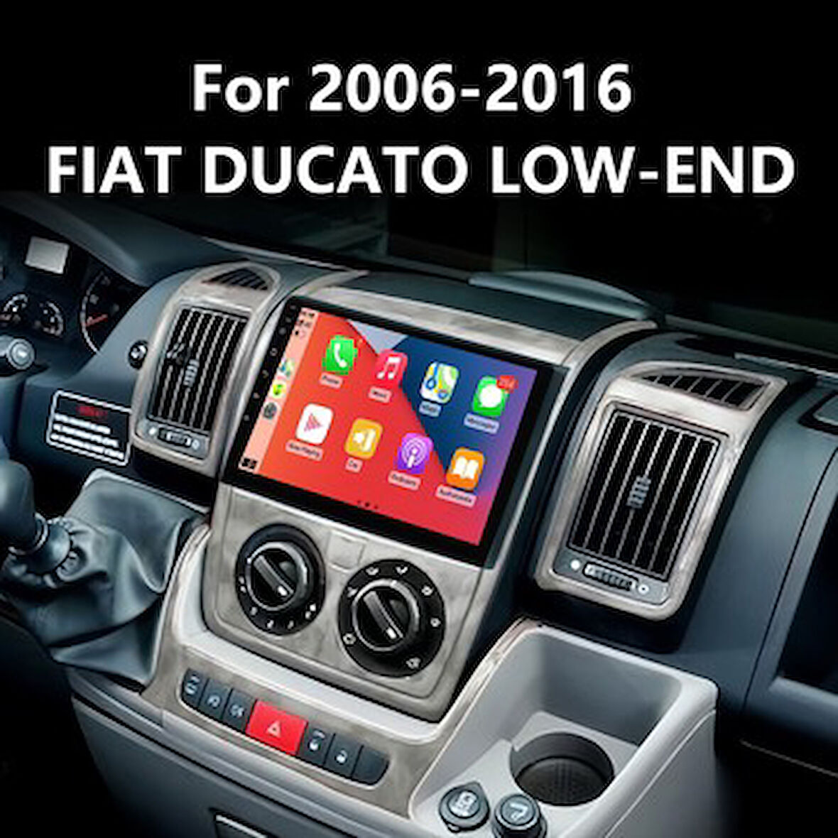 FİAT DUCATO 2007-2024 MULTİMEDYA CARPLAY EKRAN SETİ 2 GB RAM 32 HAFIZALI