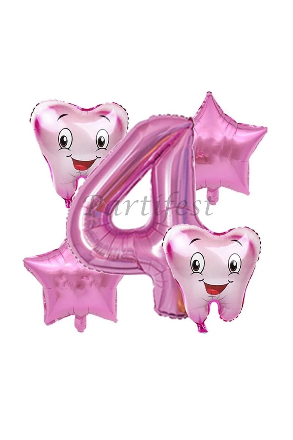 Diş Buğdayı Balon Set Ilk Dşim Folyo Balon Set Konsept Doğum Günü Set Yaş Balon