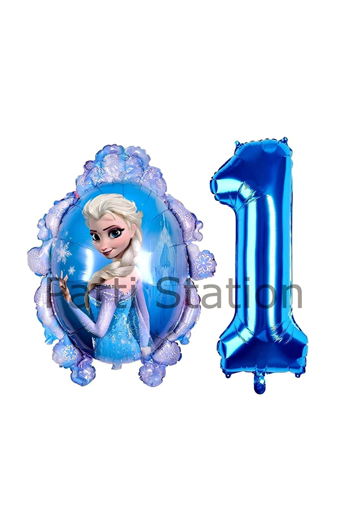 Frozen Elsa Konsept 5 Yaş Balon Set Karlar Ülkesi Tema Doğum Günü Folyo Balon Set