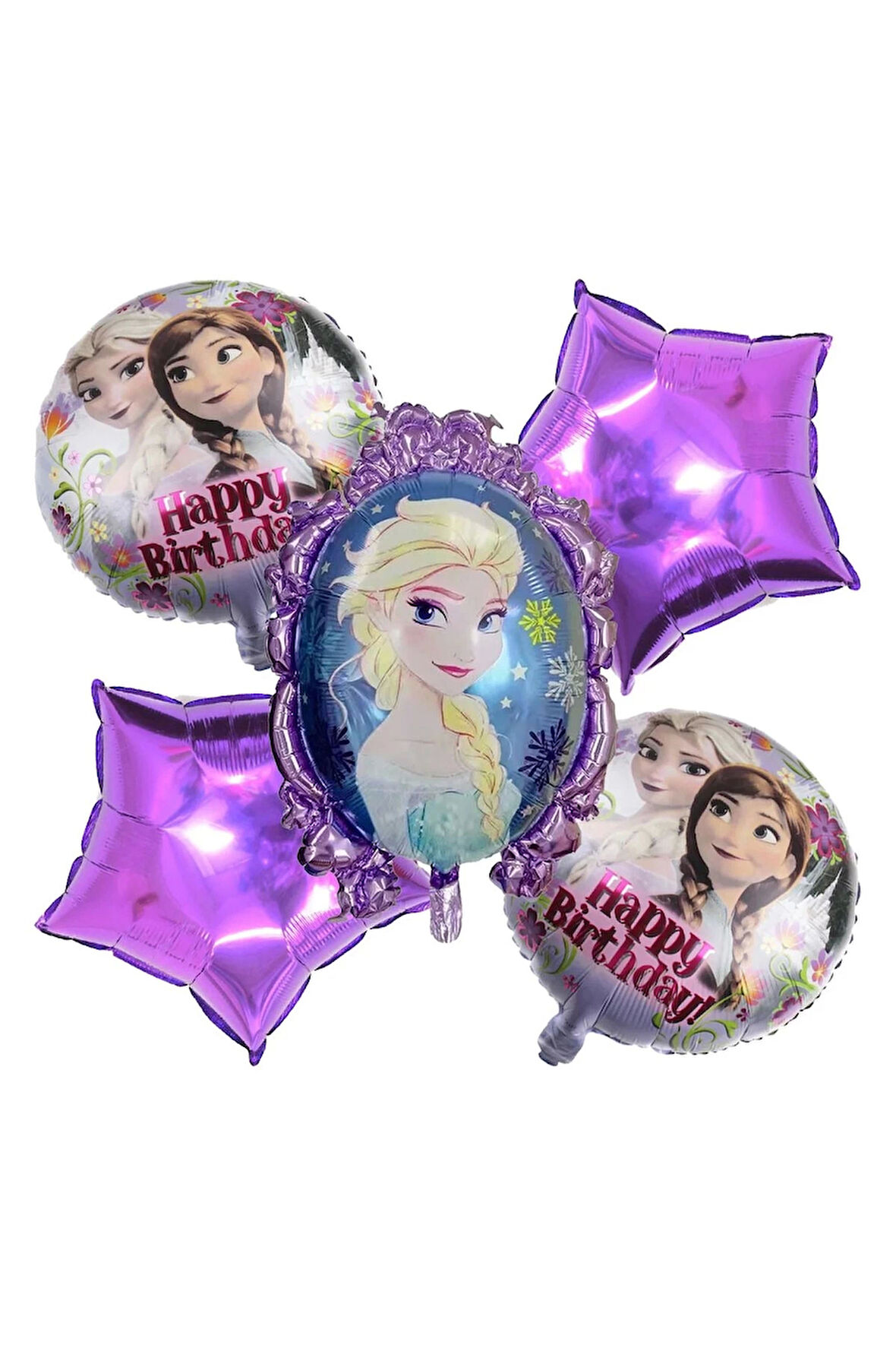 Frozen Karlar Ülkesi Elsa Konsept Doğum Günü Balon Set Elsa Karlar Ülkesi Balon Set