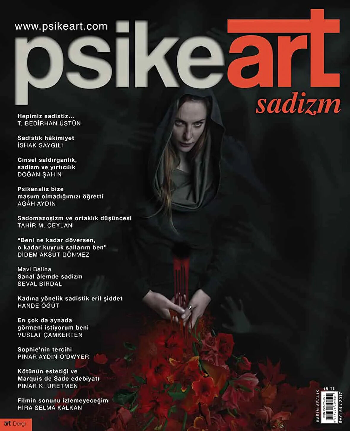 Psikeart Dergi 54.Sayı Kasım-Aralık 2017 - Sadizm