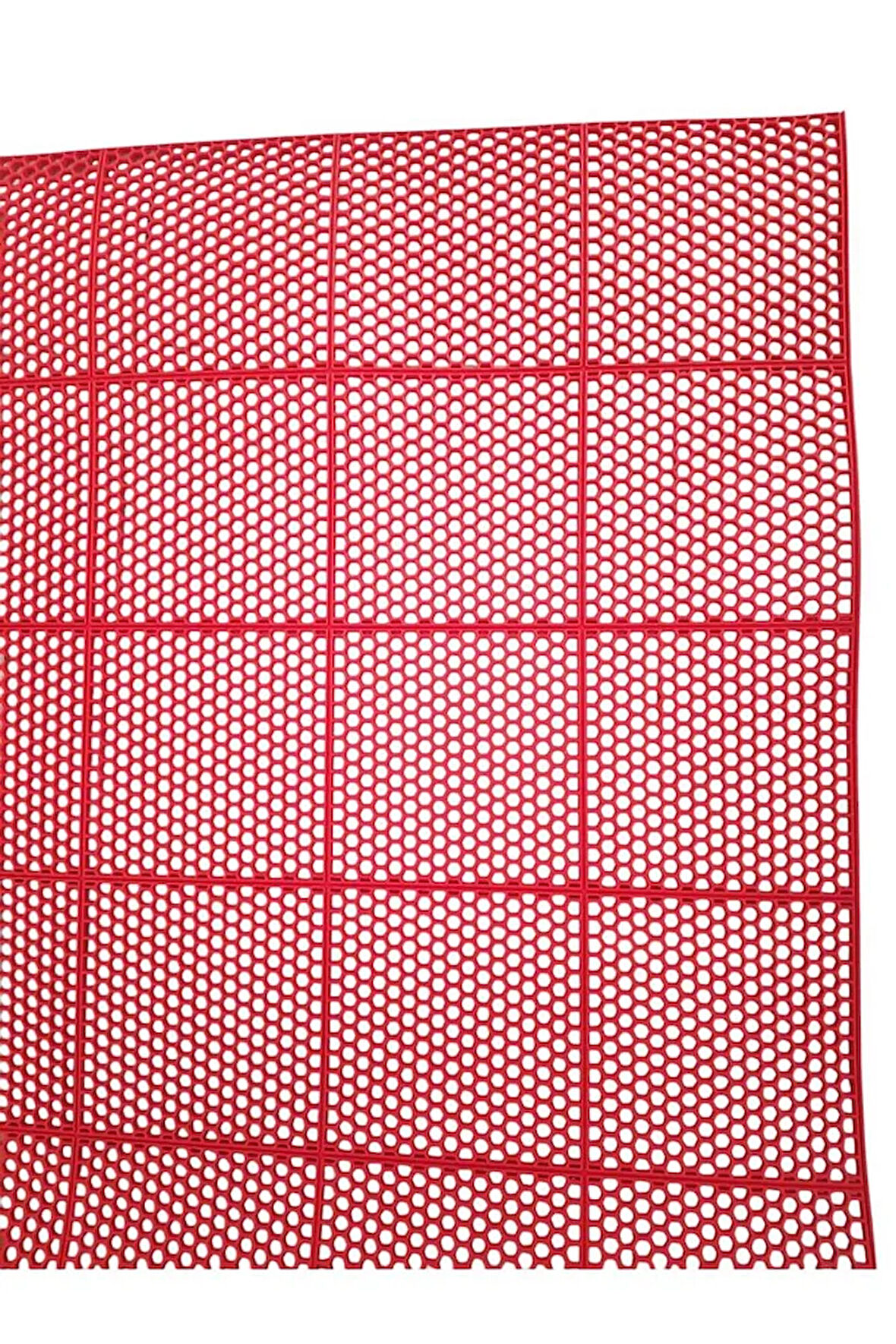 PVC KARE PASPAS 120 X 50 CM KIRMIZI BANYO KAYMAZ YER ZEMİN MATI