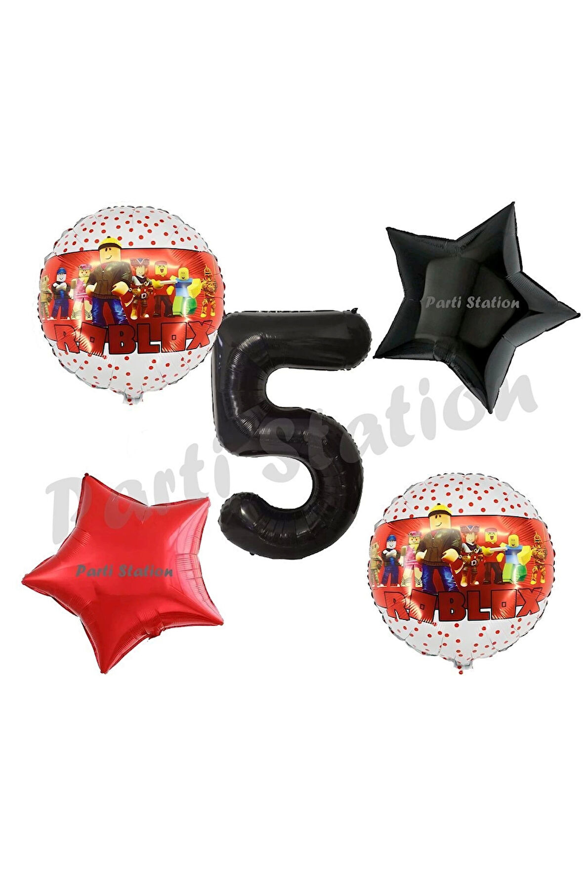 Roblox Oyun 4 Yaş Balon Set Roblox Balon Gamer Oyun Konsept Doğum Günü Parti Set