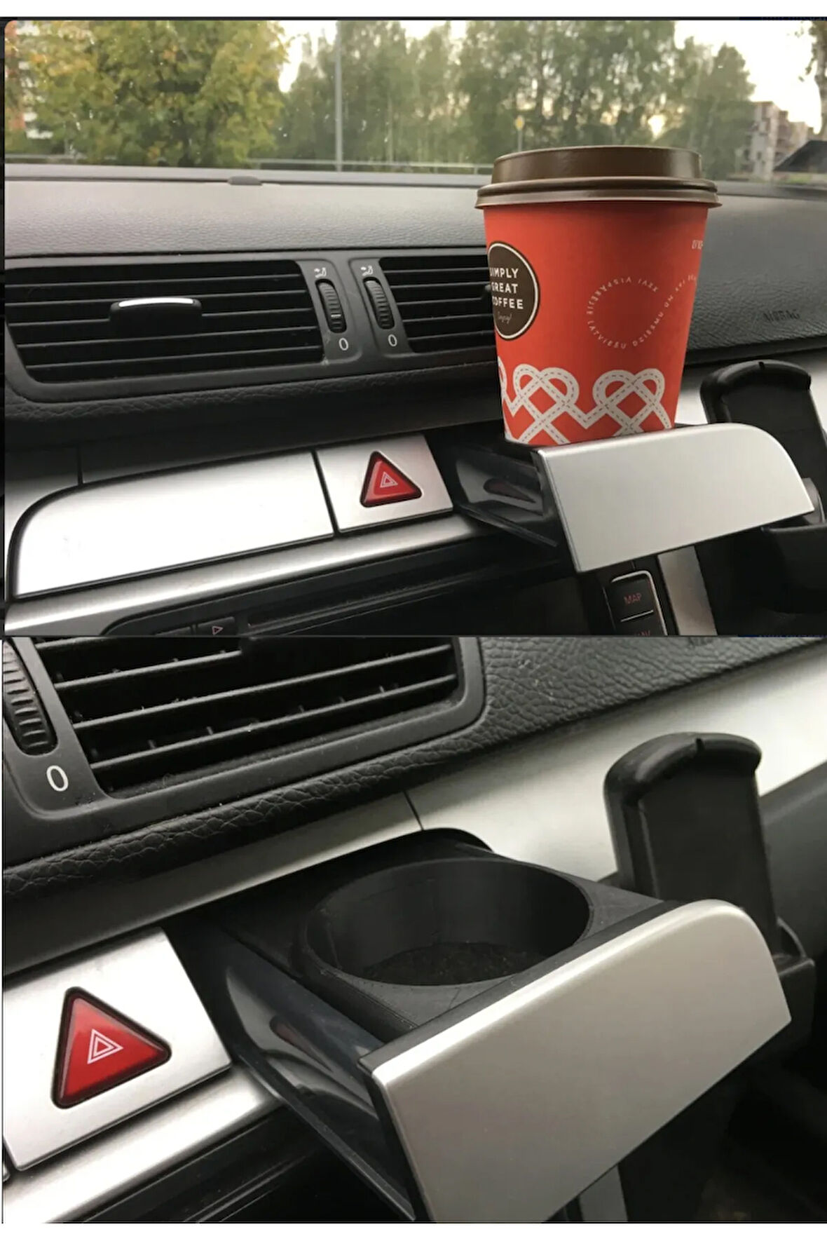 Vw Passat B6 (2005-2011) Bardaklık Bardak Tutucu (68 MM ÇAP)