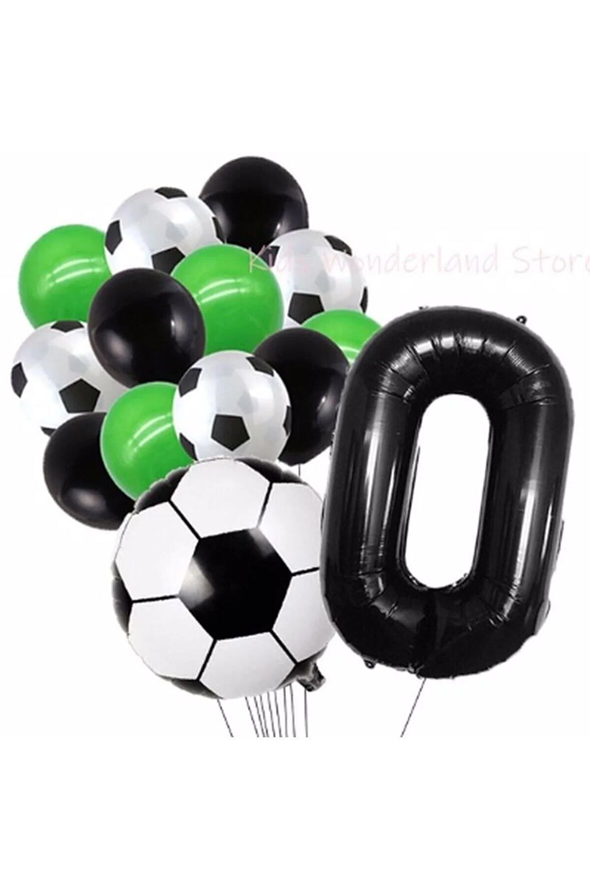Futbol Topu Maç 0 Yaş Balon Set Futbol Topu Maç Konsept Doğum Günü Set Yaş Balon Set