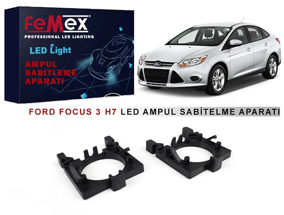 Ford Focus 3 Araçlar için Kısa Far Tutucu Led Ampul Sabitleme Aparatı