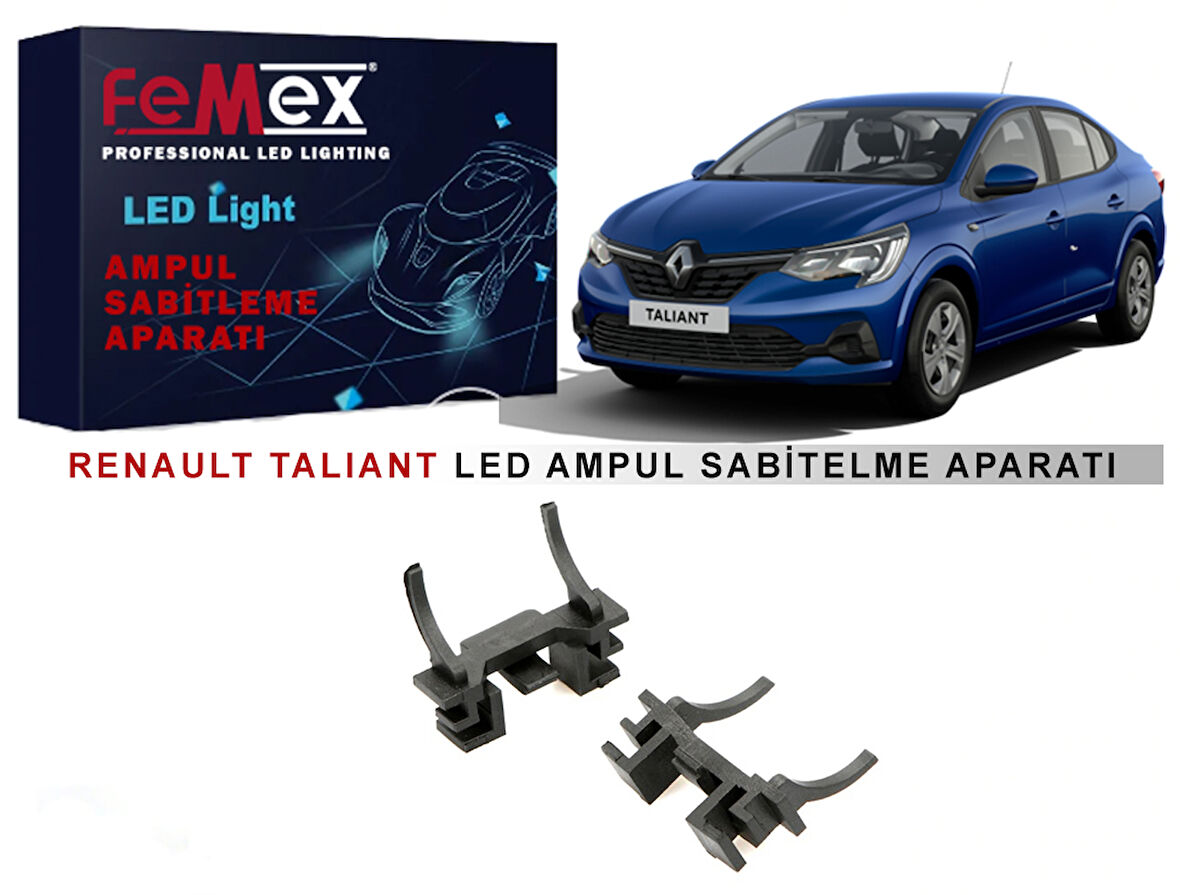 Renault Talıant H7 Led Ampul Kısa Far Tutucu Sabitleme Aparatı