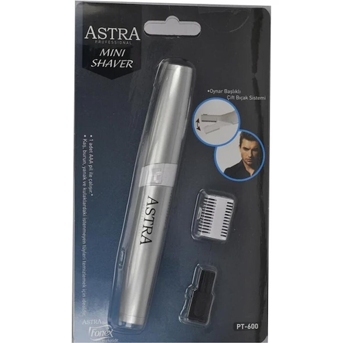 Astra PT-600 Mini Shaver Kulak-Burun Tüy Kesme Makinesi