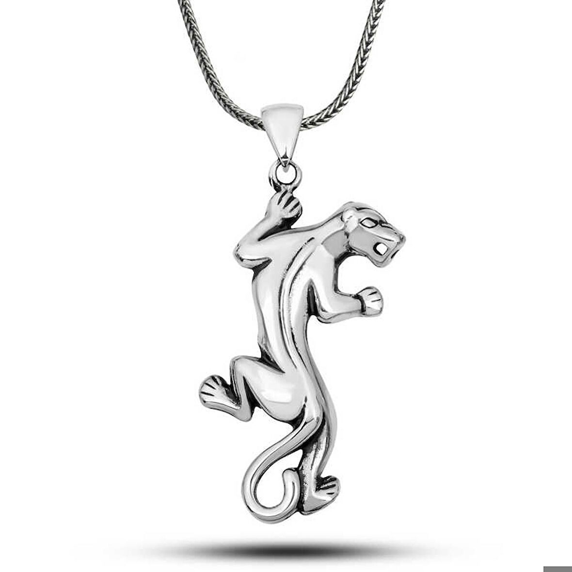 ​Gümüş Kaplan Kolye