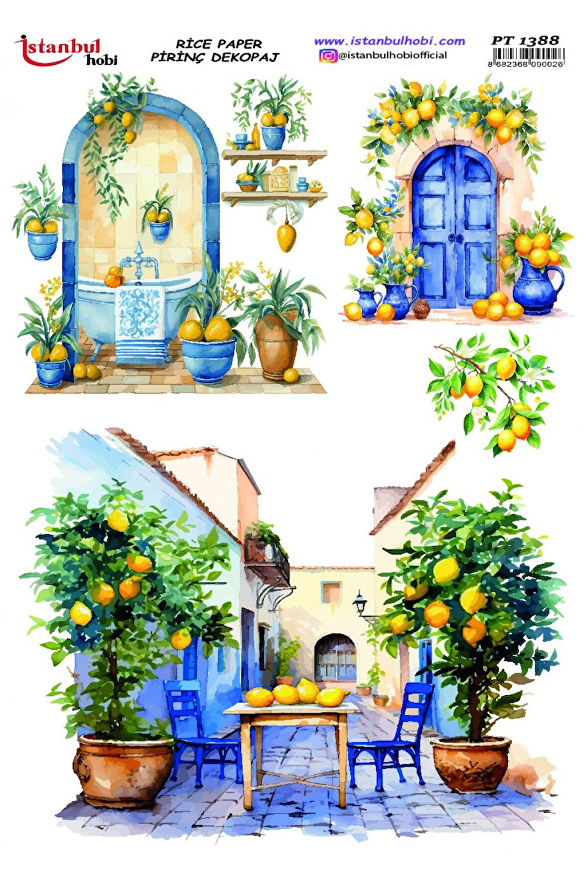 İSTANBUL HOBİ PİRİNÇ DEKOPAJ PT1388