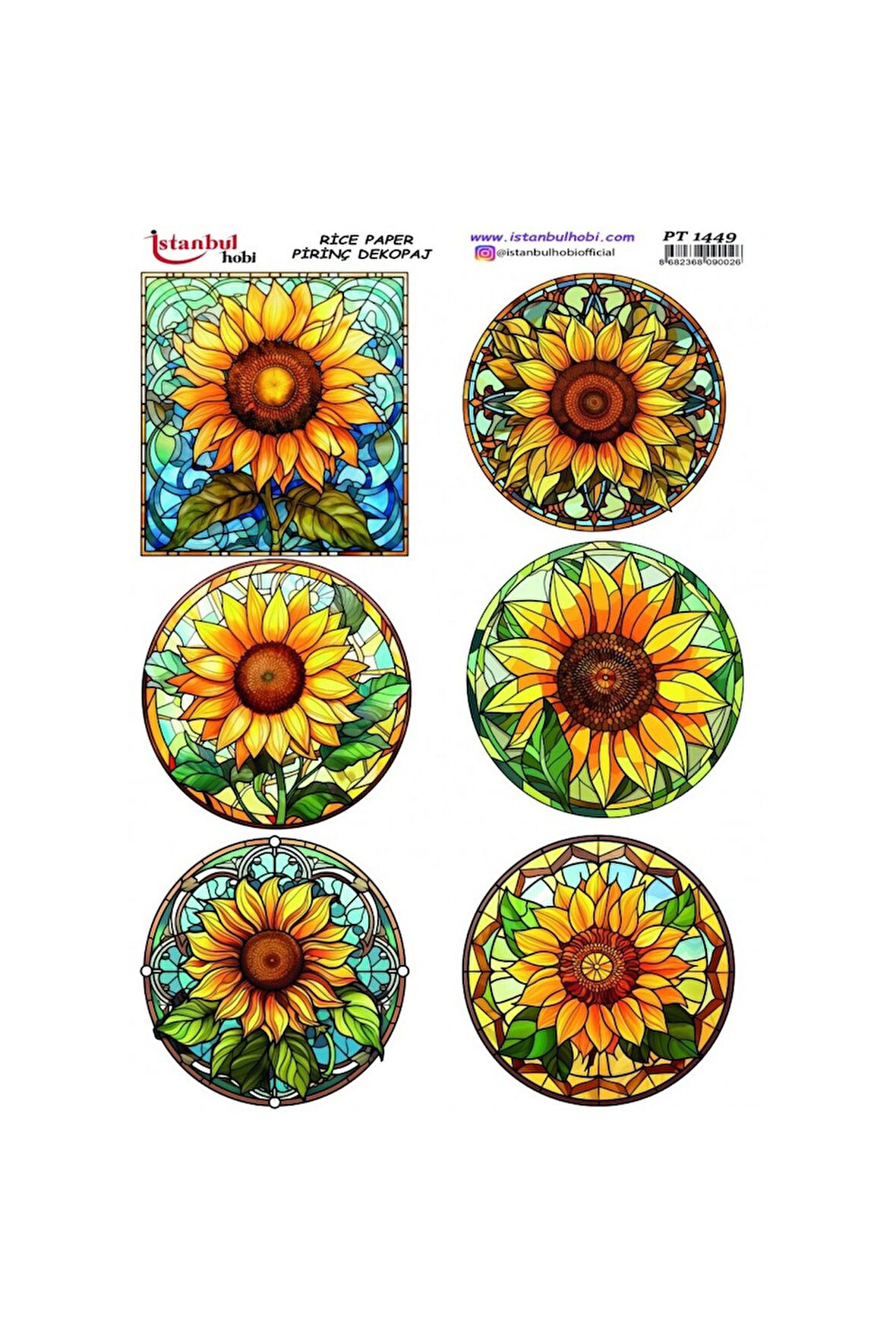 İSTANBUL HOBİ PİRİNÇ DEKOPAJ KAĞIT PT1449