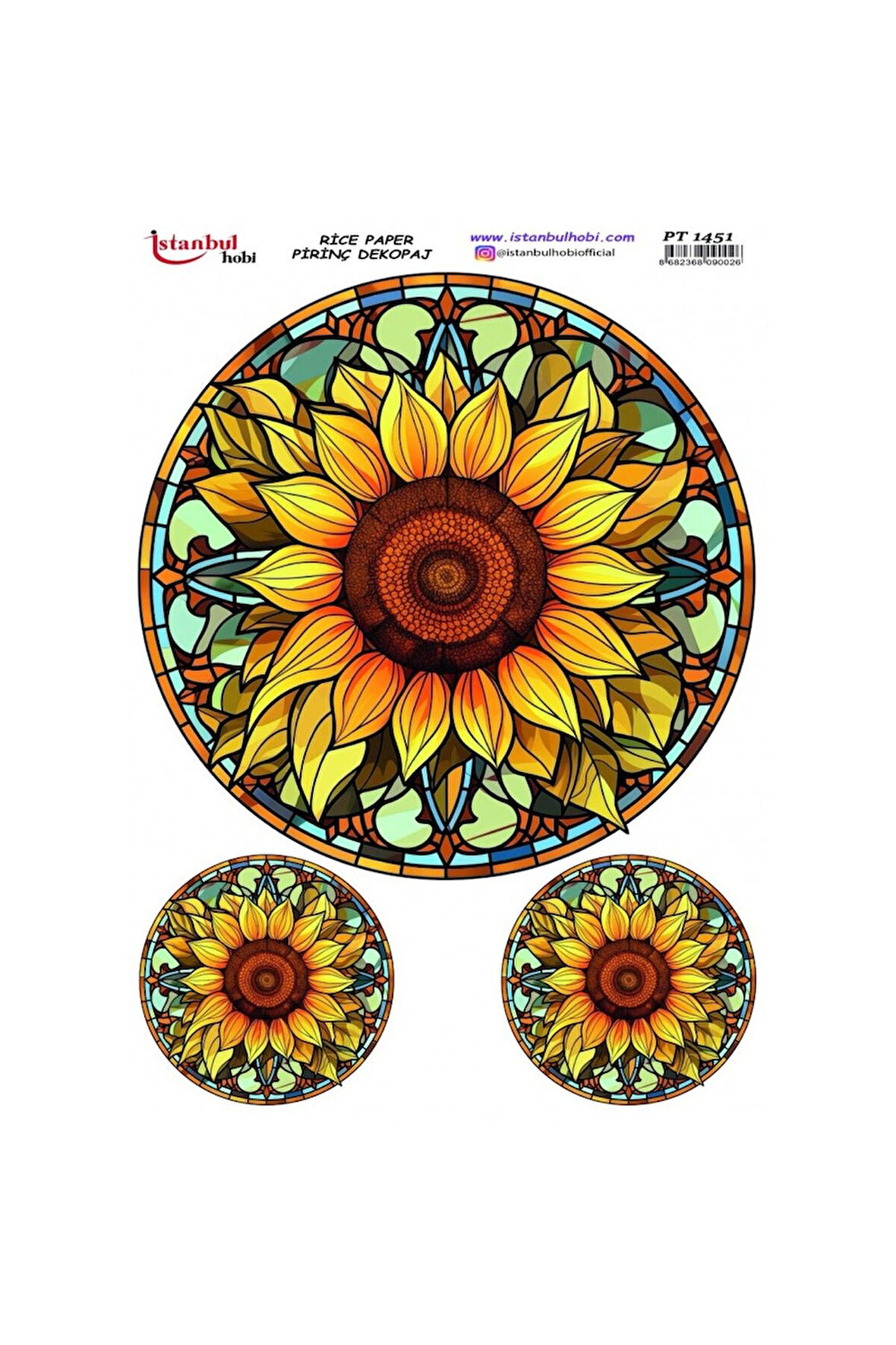 İSTANBUL HOBİ PİRİNÇ DEKOPAJ KAĞIT PT1451