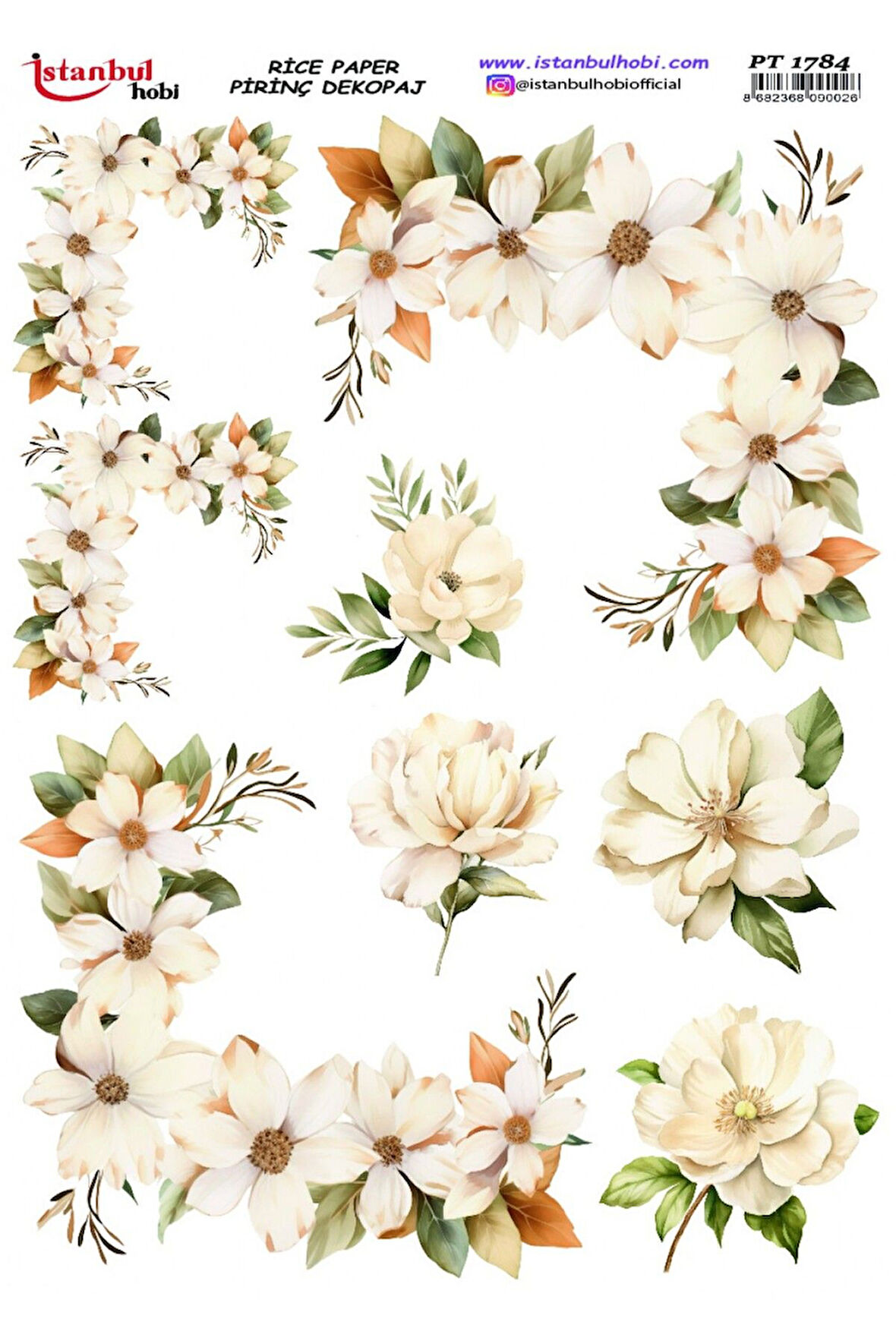 İSTANBUL HOBİ PİRİNÇ DEKOPAJ PT1784