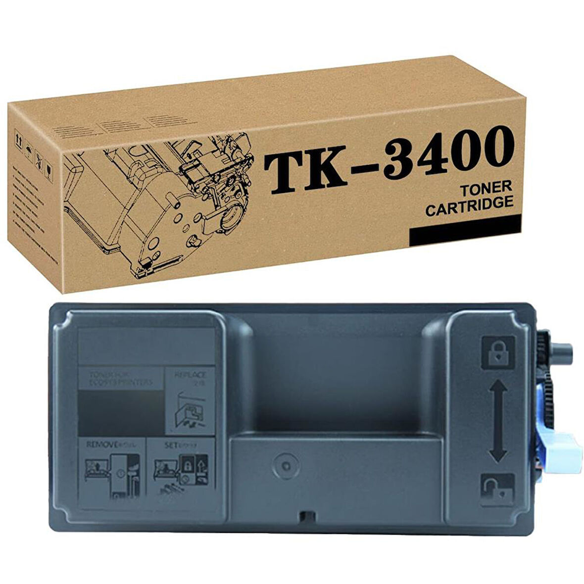 Kyocera TK-3400/1T0C0Y0NL0 Chipli Uyumlu Toner