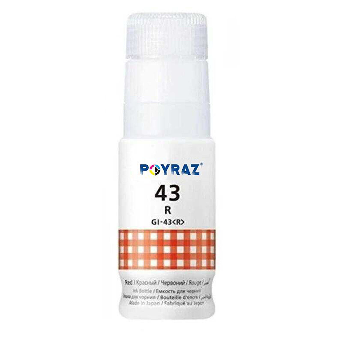 Canon GI-43/4698C001 Kırmızı Red Muadil Mürekkep 70ml