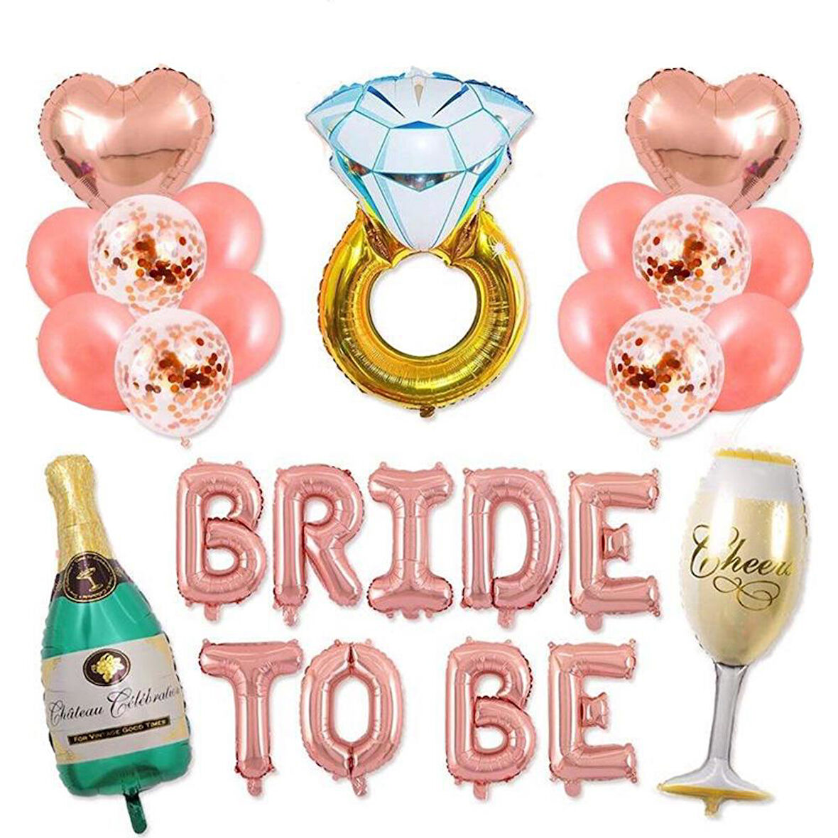 Bride To Be Bekarlığa Veda Parti Kutlama Seti 1